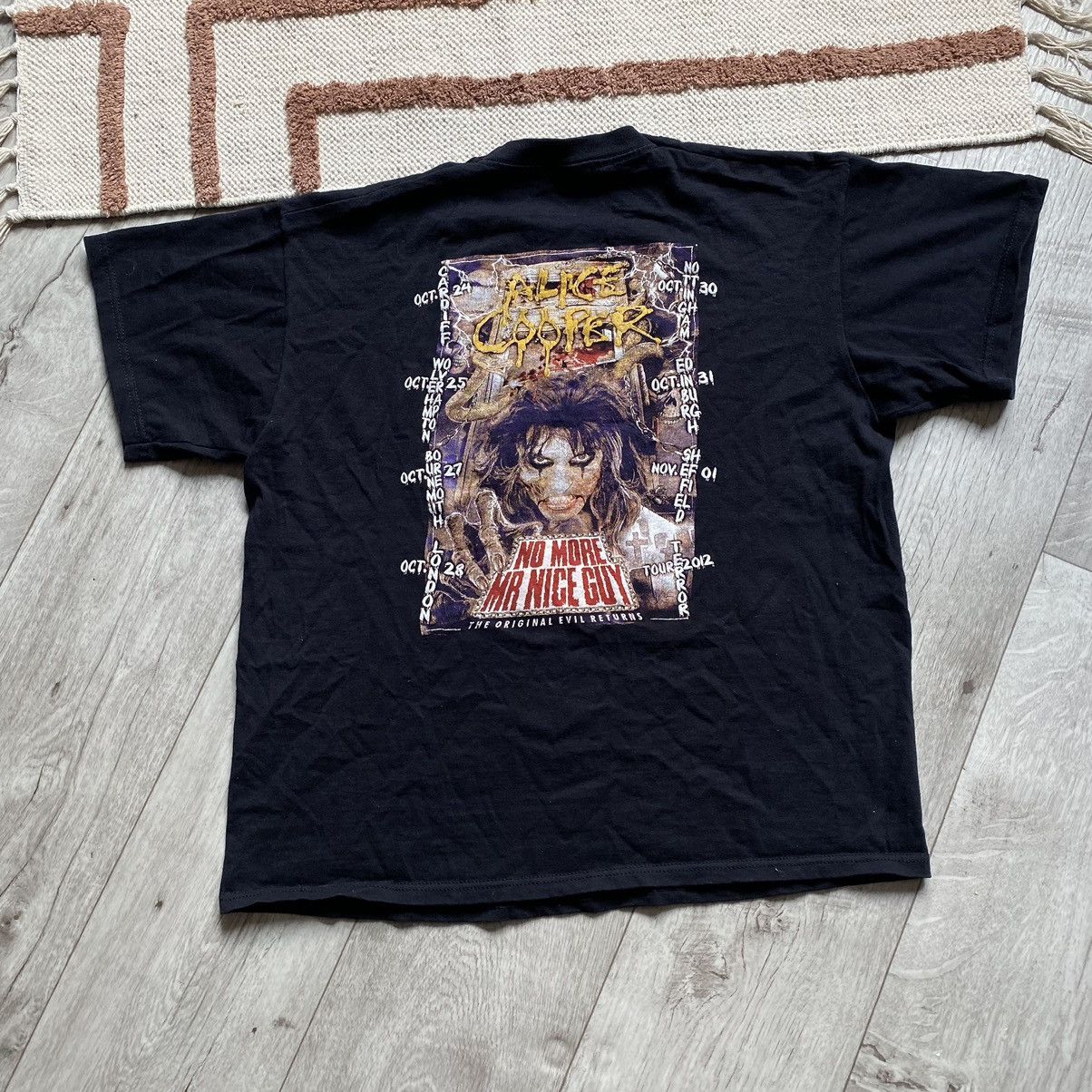 Band Tees VINTAGE ALICE COOPER HALLOWEEN NIGHT OF FEAR T SHIRT Size US XL / EU 56 / 4 - 2 Thumbnail
