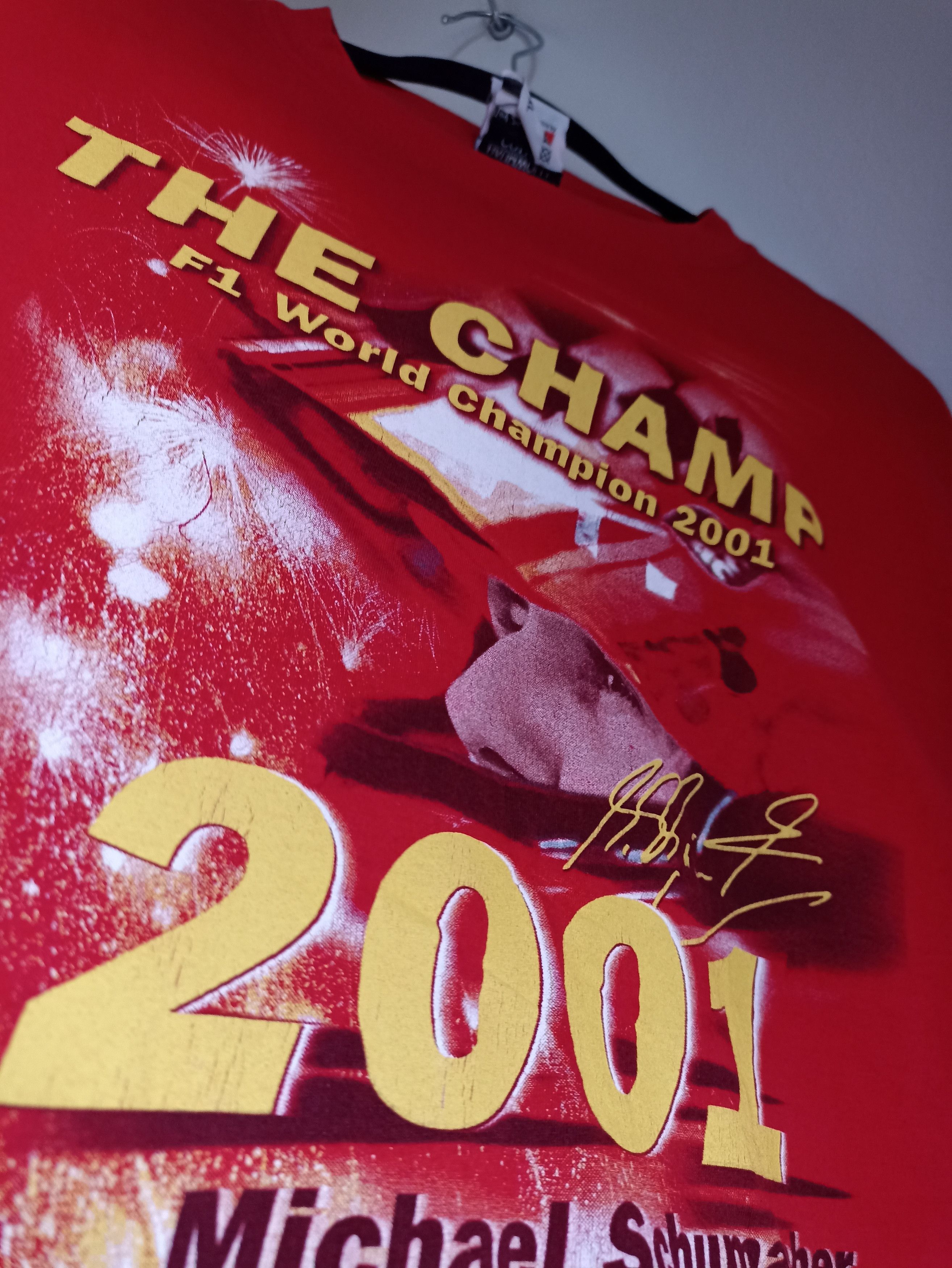 Ferrari Vintage tee Formula 1 Schumacher F1 champ racig rare Ferrari Size US XL / EU 56 / 4 - 5 Thumbnail