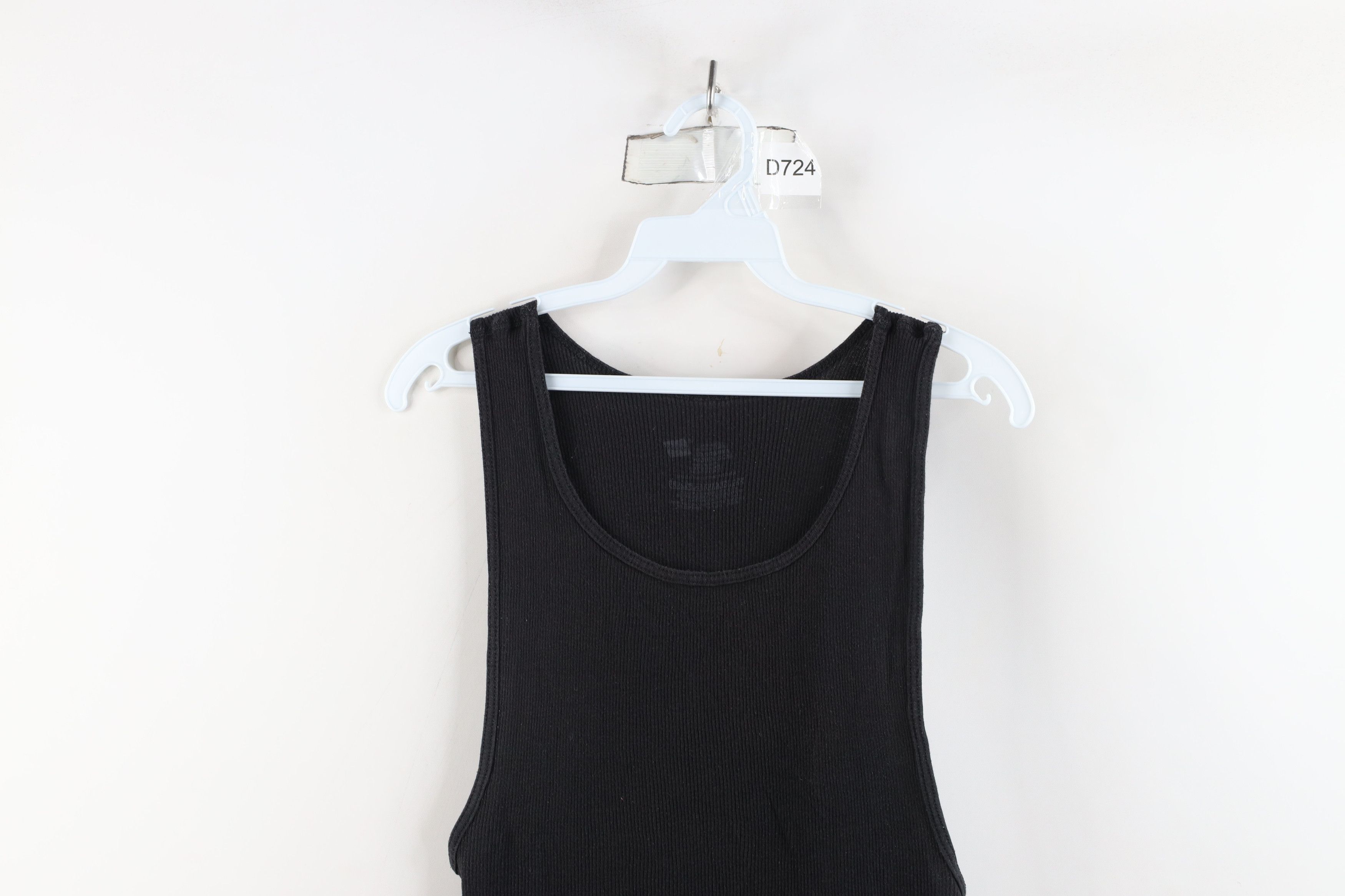 Vintage Vintage Y2K Streetwear Knit Wife Beater Tank Top T-Shirt Size US M / EU 48-50 / 2 - 2 Thumbnail