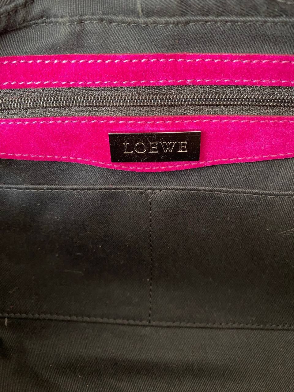 Loewe Loewe Suede Shoulder Bag Pink Size ONE SIZE - 12 Thumbnail