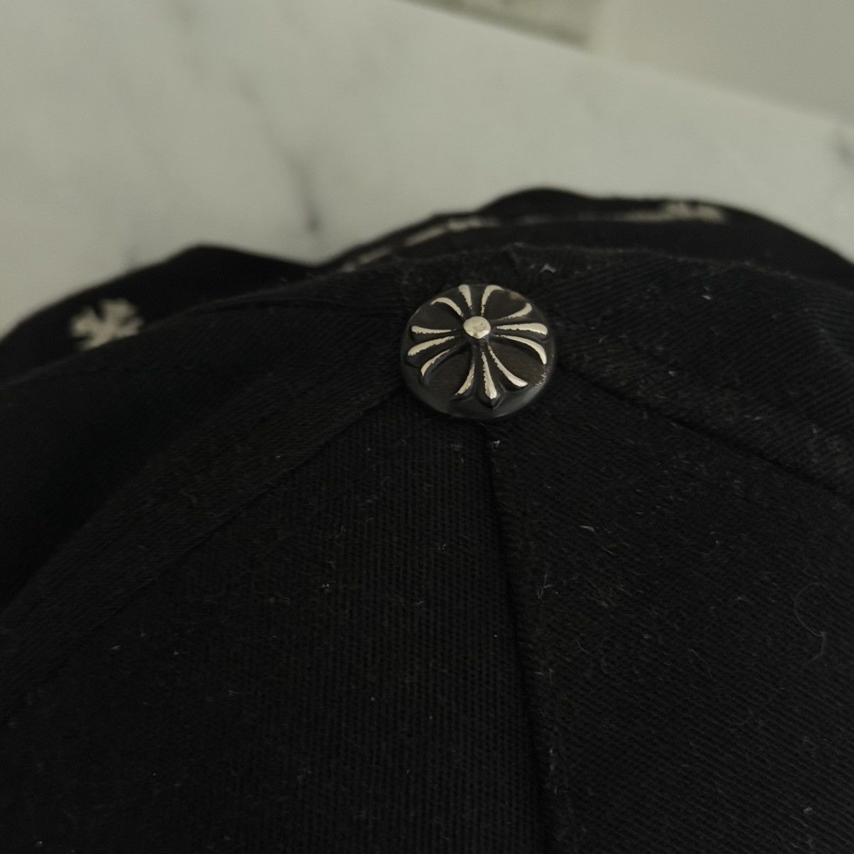 Chrome Hearts Chrome Hearts Black/Grey Baseball Hat Raiders Size ONE SIZE - 4 Thumbnail