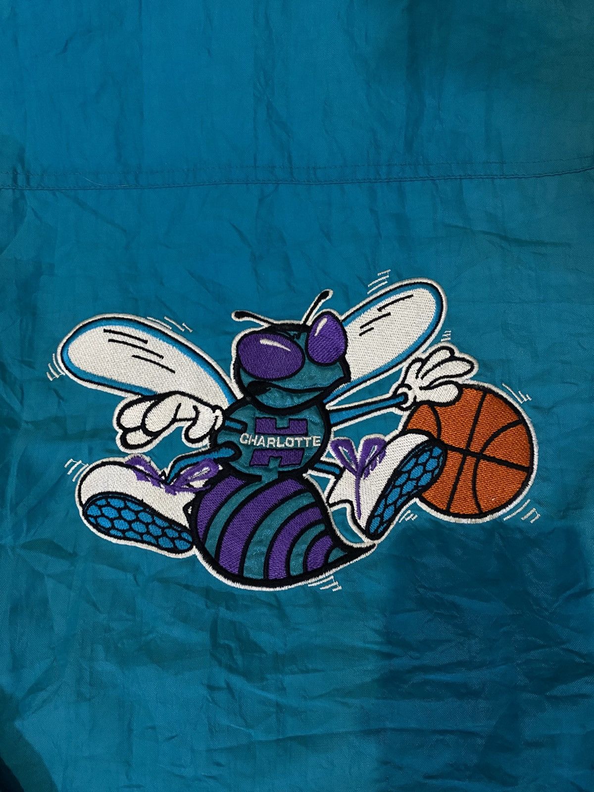 Starter Starter Jacket 1/2 Zip Charlotte Hornets Vintage 90’s Size US M / EU 48-50 / 2 - 8 Thumbnail