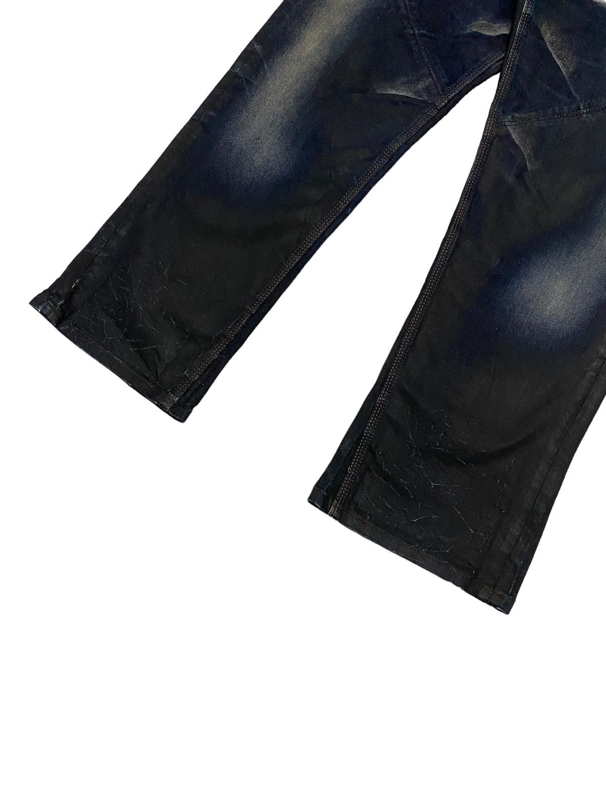 If Six Was Nine × Le Grande Bleu (L.G.B.) × Nicole Club Nicole Club Jean Big Size Double Pocket Art Mud Washed Wax Size US 38 / EU 54 - 3 Thumbnail