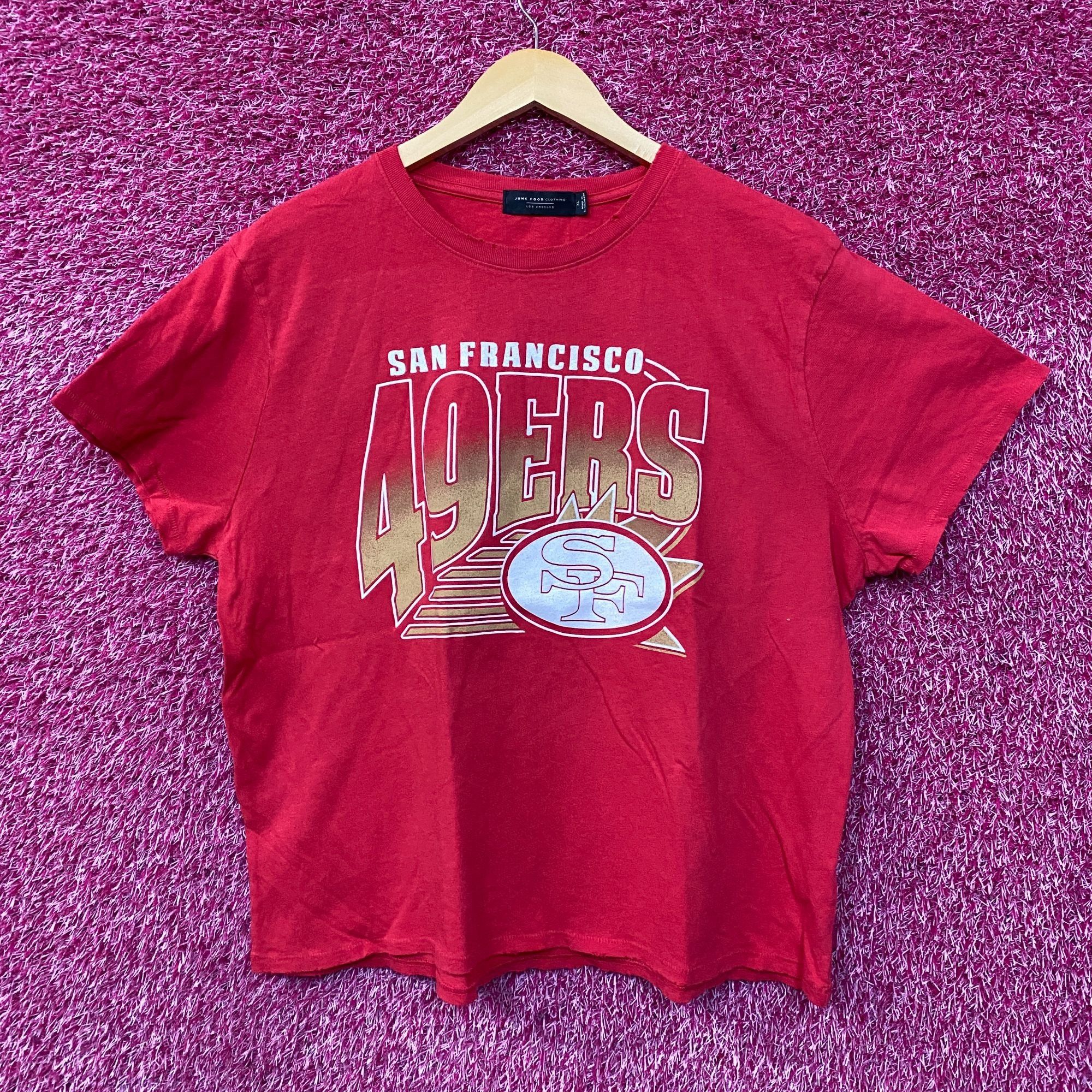 Junk Food Junk Food NFL San Francisco 49ers Women Red Short top XL Size US XL / EU 56 / 4 - 1 Thumbnail