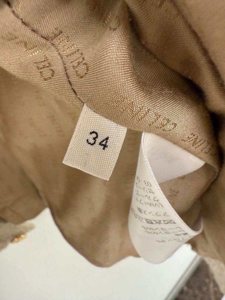 Celine Celine Woven Jacket with Gold Buttons Size XS / US 0-2 / IT 36-38 - 5 Thumbnail