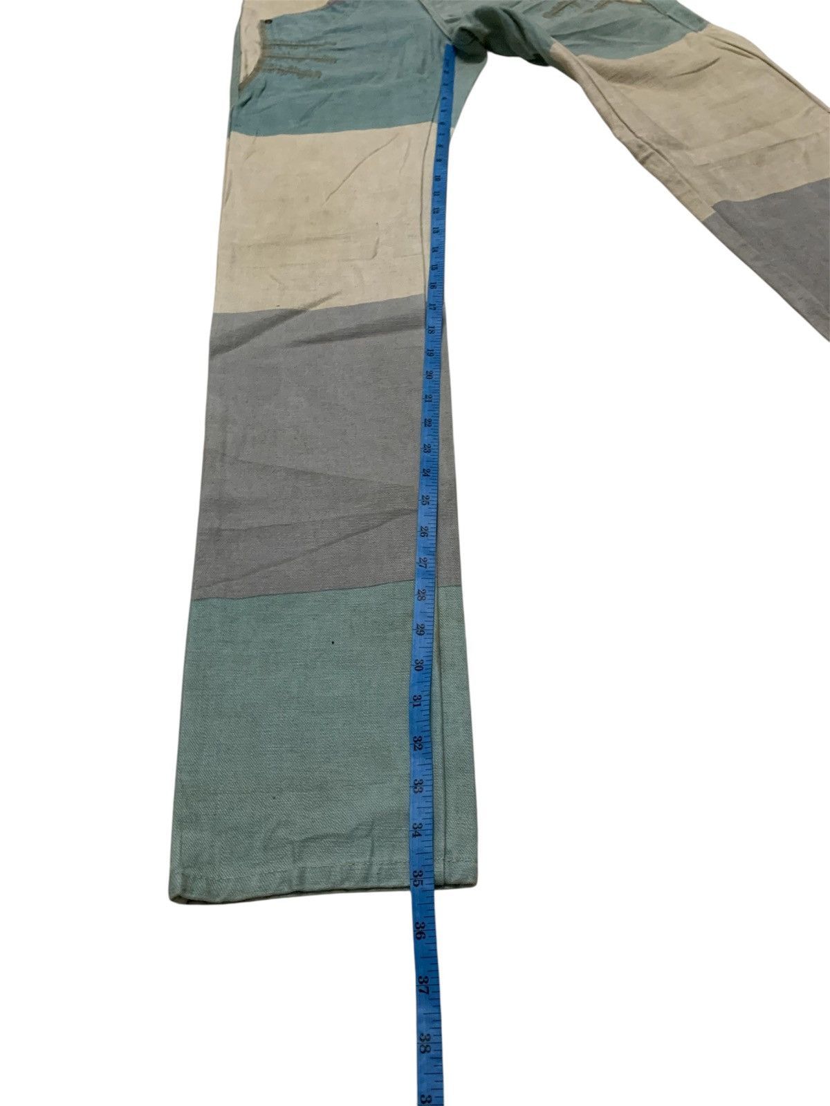 Marithe + Francois Girbaud MARITHE FRANCOIS GIRBAUD COLOUR BLOCK DENIM JEANS Size US 31 - 11 Thumbnail
