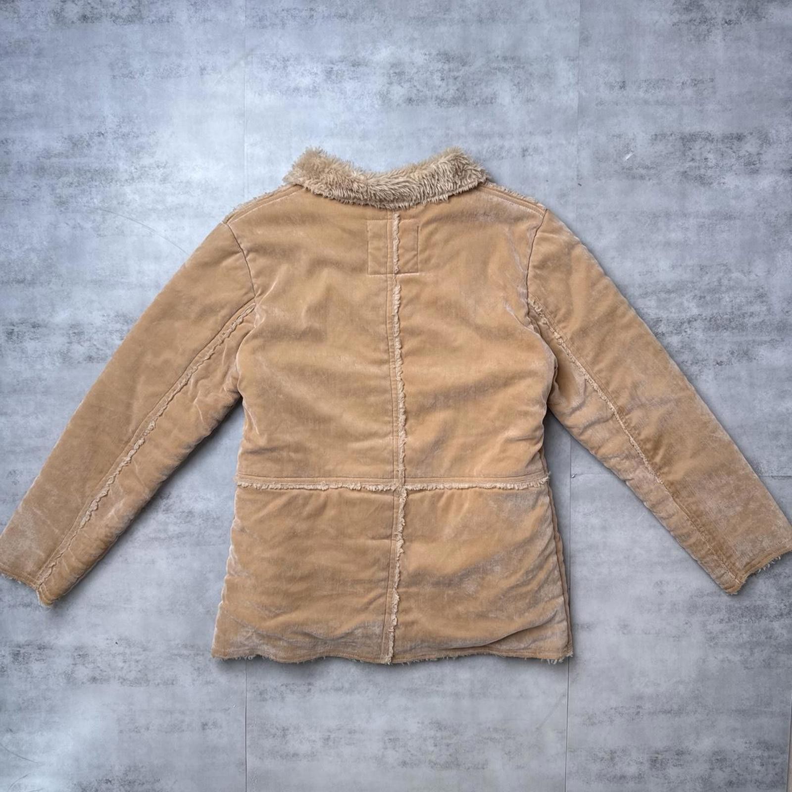 Other Y2K Beige Sixty 7 Faux Suede Outer Jacket Size M / US 6-8 / IT 42-44 - 7 Thumbnail