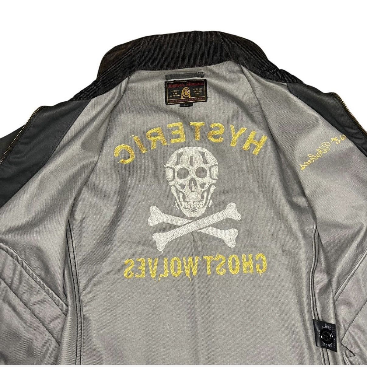 Hysteric Glamour Hysteric Glamour Hysteric Ghost Wolves Waxed Biker Jacket Size US S / EU 44-46 / 1 - 6 Thumbnail
