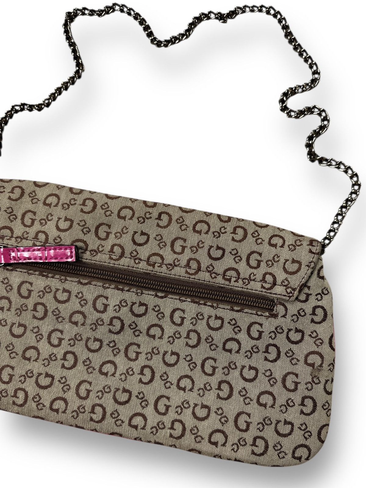 Guess Vintage Y2K Guess Monogram Retro Avant Garde Shoulder Bag Size ONE SIZE - 14 Thumbnail