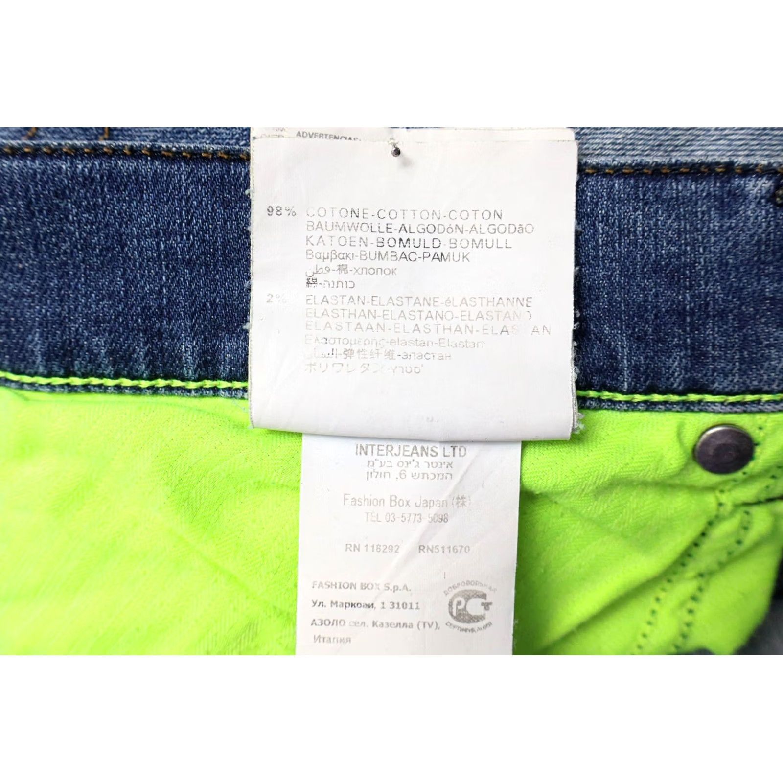 Replay REPLAY Slimpar Jeans Men's W33/L32 Slim Fit Faded Whiskered Blue Denim Zip Fly Size US 33 - 7 Thumbnail
