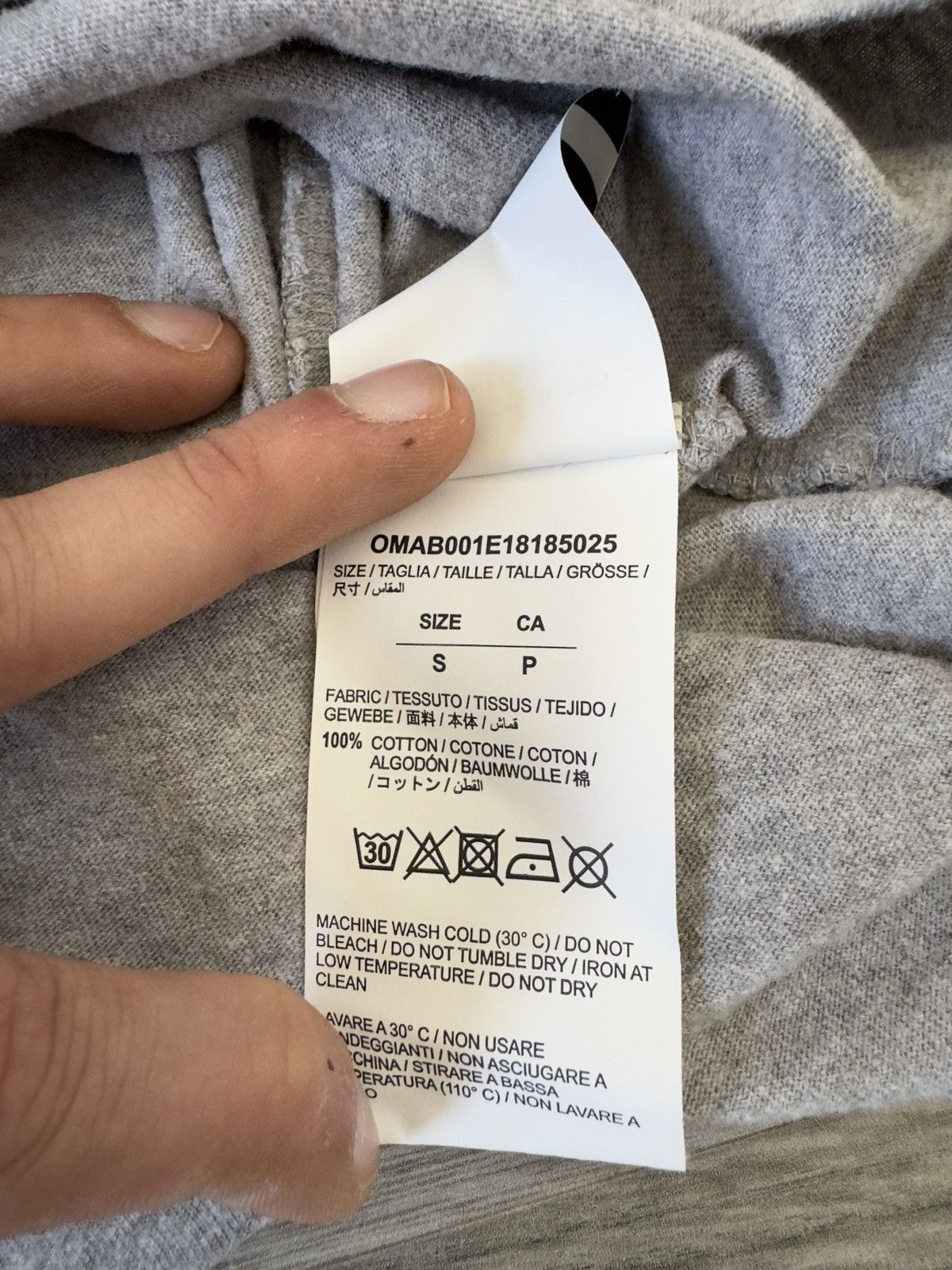 Off-White OFF-WHITE Long Sleeved Tee Size US S / EU 44-46 / 1 - 4 Thumbnail