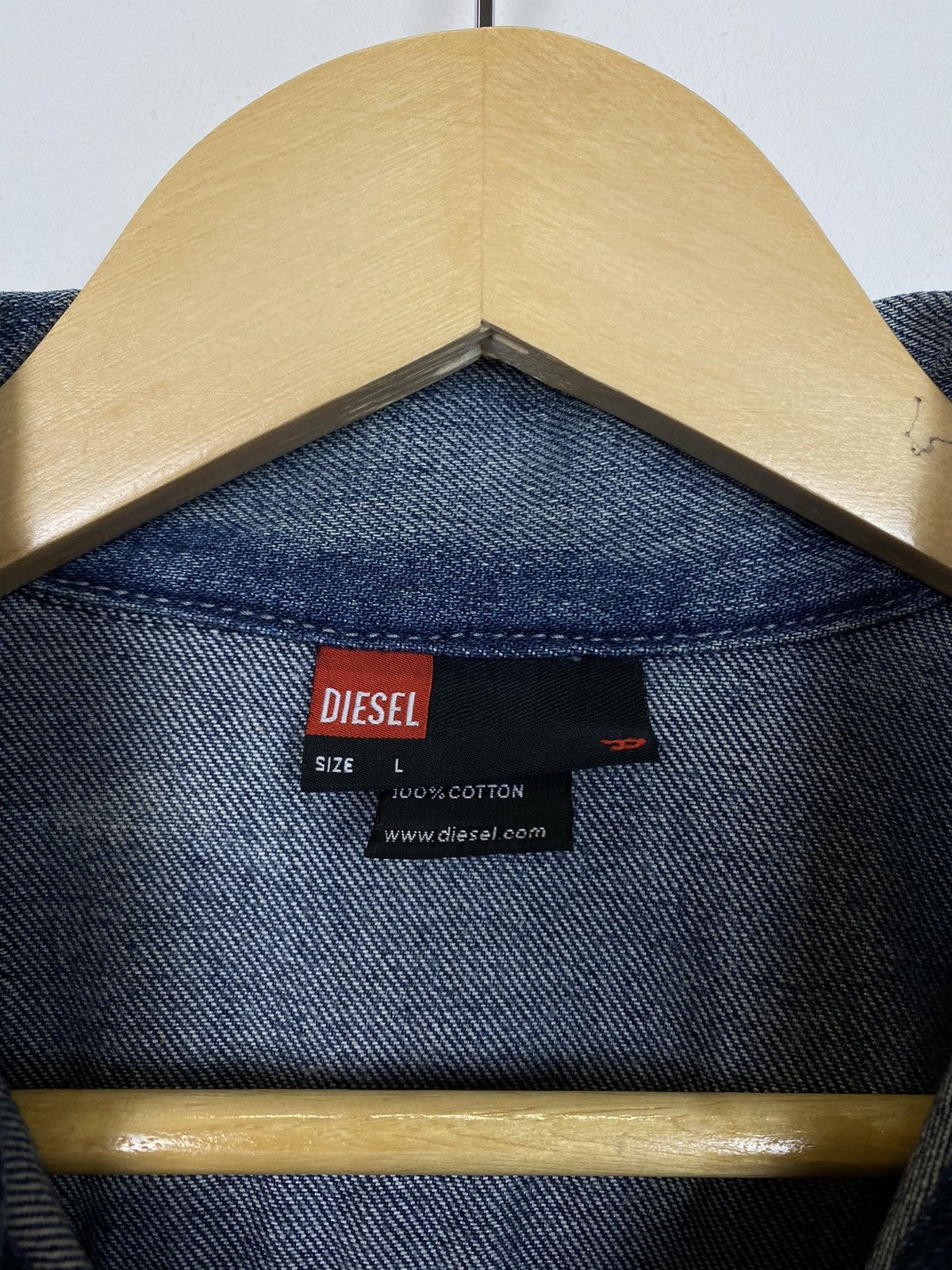 Diesel Vintage Diesel Y2K Denim Jacket Jeans Streetwear Blue 90’s Size L / US 10 / IT 46 - 6 Thumbnail