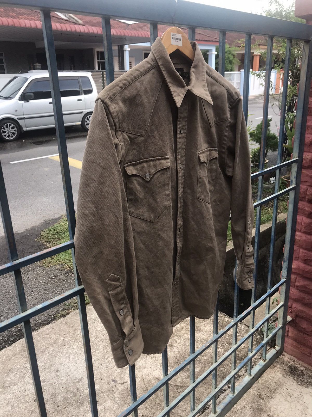 RRL Ralph Lauren RRL western jacket stone button Size US L / EU 52-54 / 3 - 3 Thumbnail