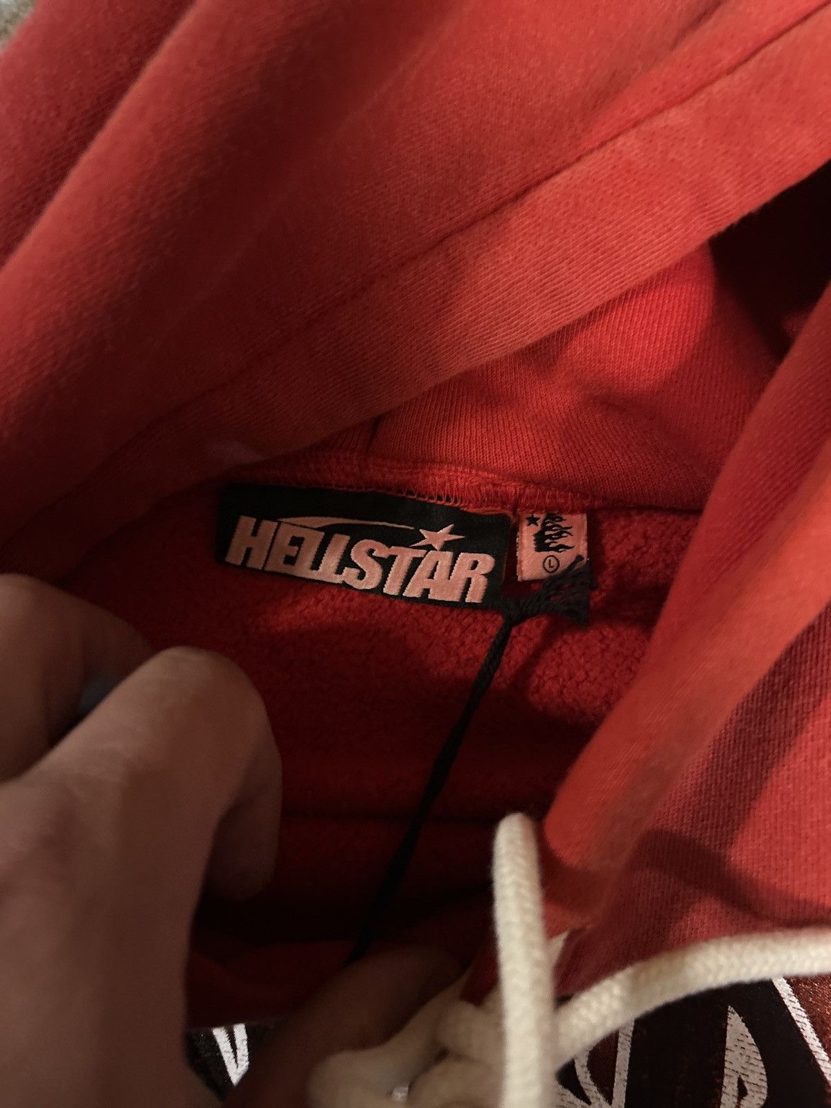 HELLSTAR Hellstar Halloween Skeleton Airbrushed Hoodie 'Red' Size US L / EU 52-54 / 3 - 3 Thumbnail