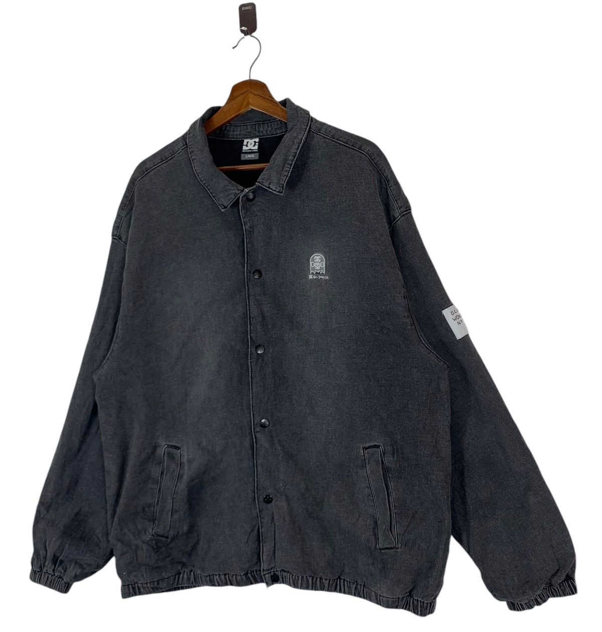 DC ⚡️⚡️ VINTAGE DCSHOECO USA STREETWEAR BOMBER JACKET Size US L / EU 52-54 / 3 - 2 Thumbnail