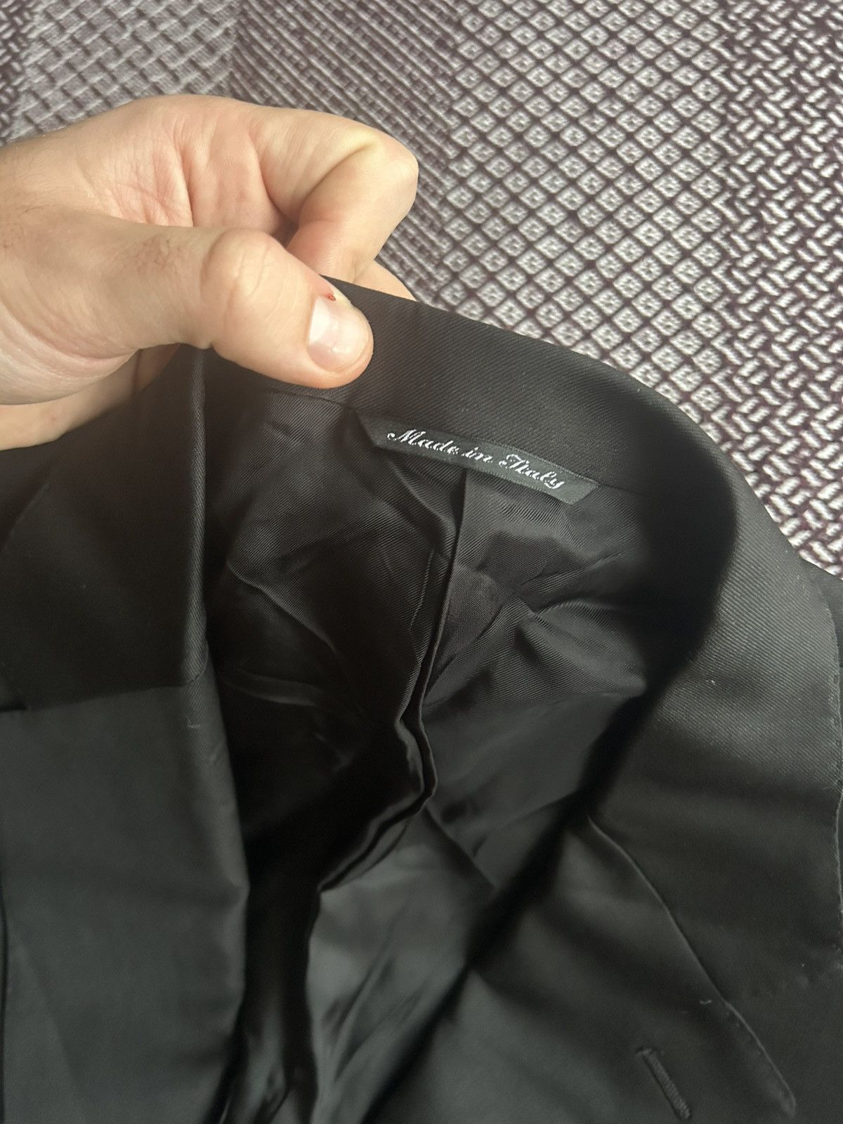 Canali Canali Formal Black Suit Blazer Solid Style Size 44R Rare Size 44R - 5 Thumbnail
