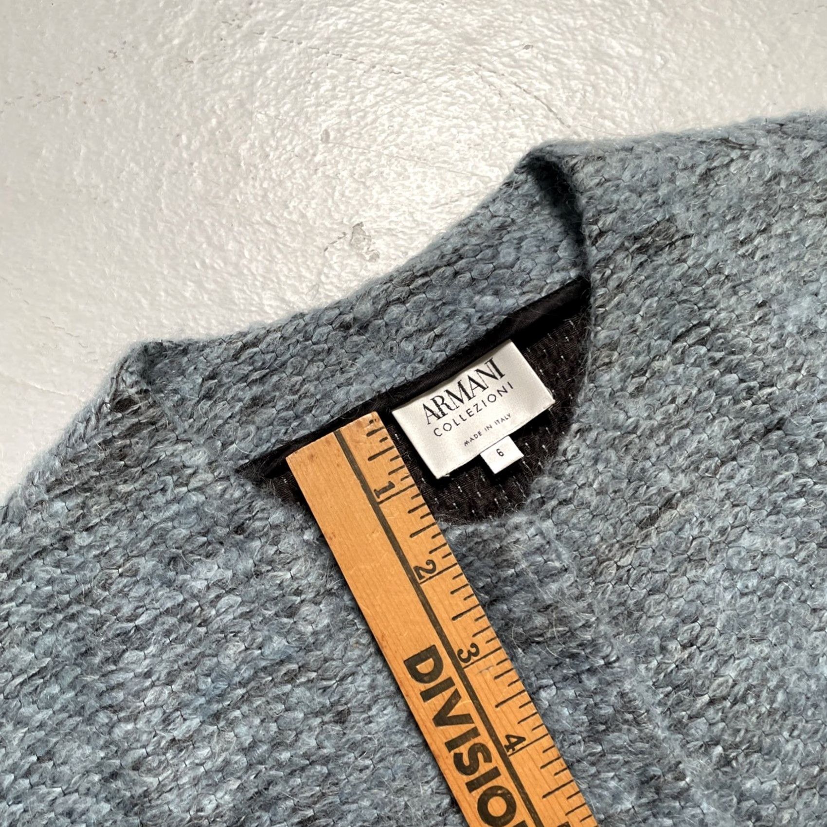Armani Armani Collezioni Jacket Women’s 6 Mohair Blend Made In Italy Blue Italian Classic Designer Vintage? Size M / US 6-8 / IT 42-44 - 4 Thumbnail
