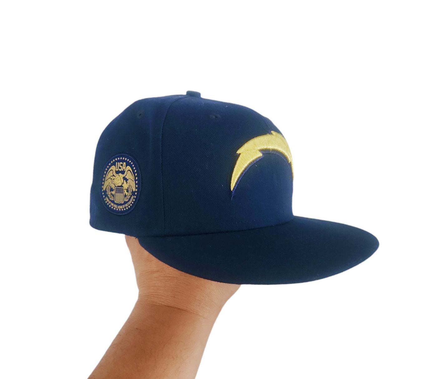 New Era New Era Los Angeles Chargers W/ USA Eagle Patch Navy 7 3/4 Size ONE SIZE - 5 Thumbnail