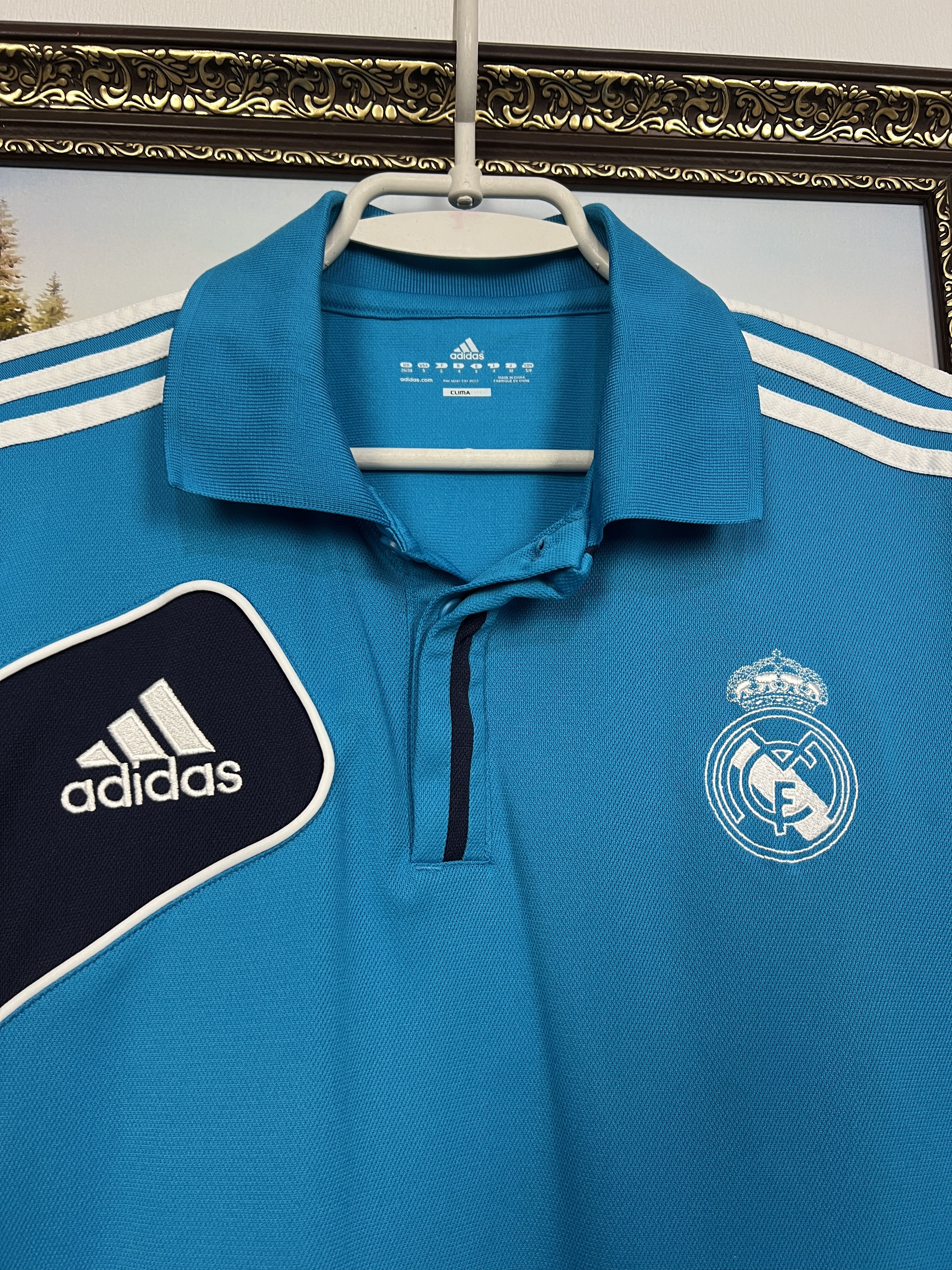 Adidas Real Madrid Football Train Polo Shirt Jersey Camiseta Size US S / EU 44-46 / 1 - 3 Thumbnail