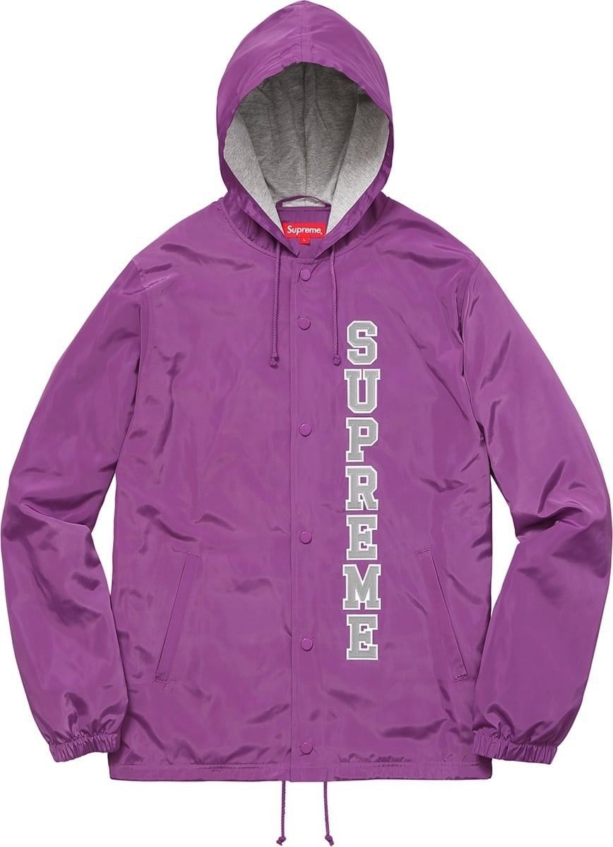 Supreme Supreme Vertical Logo Coaches Jacket SS17 Size US XL / EU 56 / 4 - 7 Thumbnail