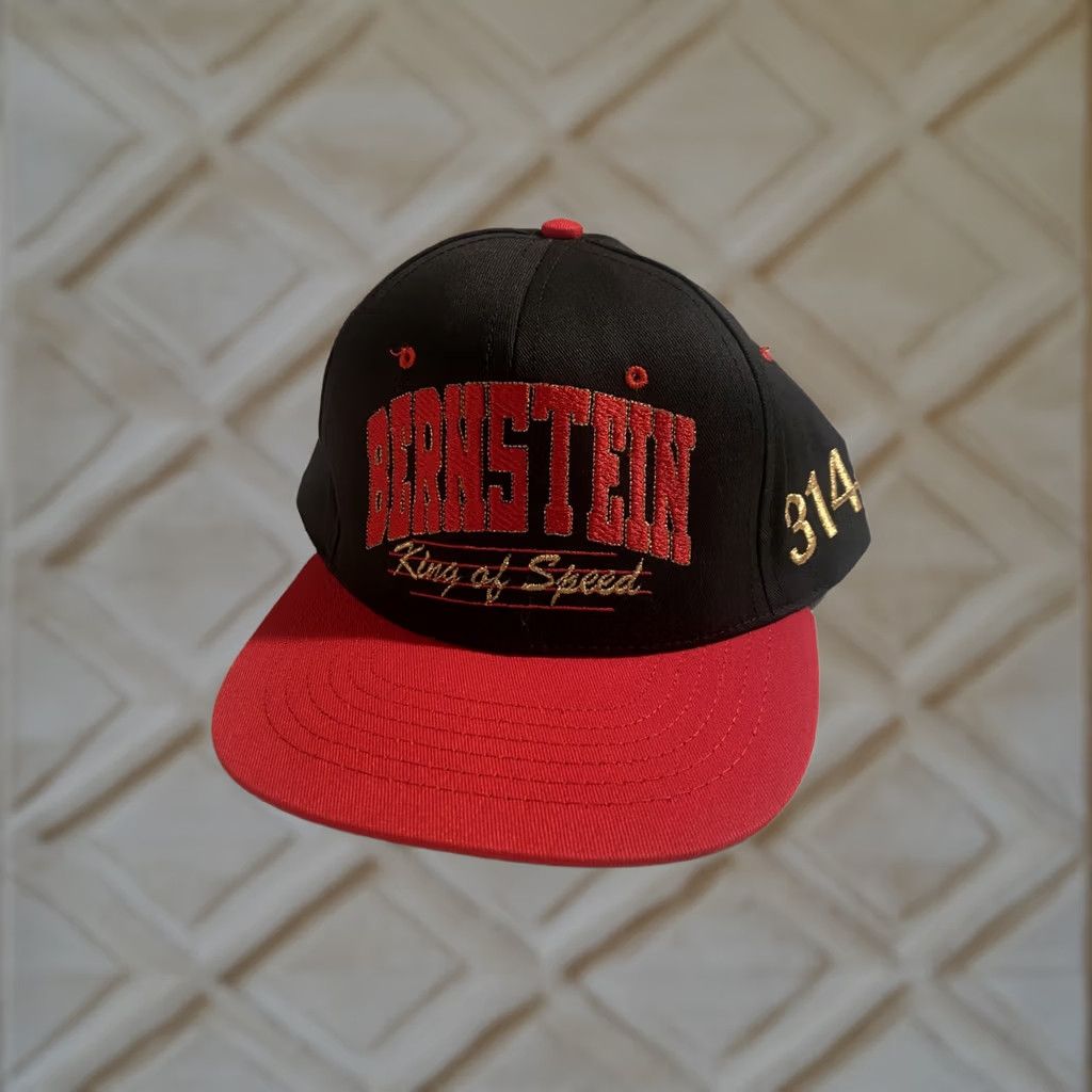 Vintage VINTAGE Bernstein King Of Speed Mac Tools Snapback Hat Cap Made In USA Men Adjustable Black USA Snapback Mens Size ONE SIZE - 1 Thumbnail