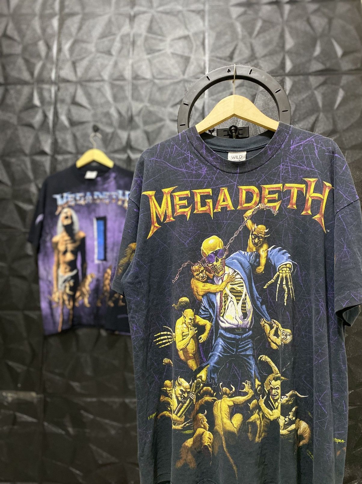 Band Tees × Vintage vintage official XL megadeth tshirt holy wars 1991 Size US XL / EU 56 / 4 - 1 Thumbnail