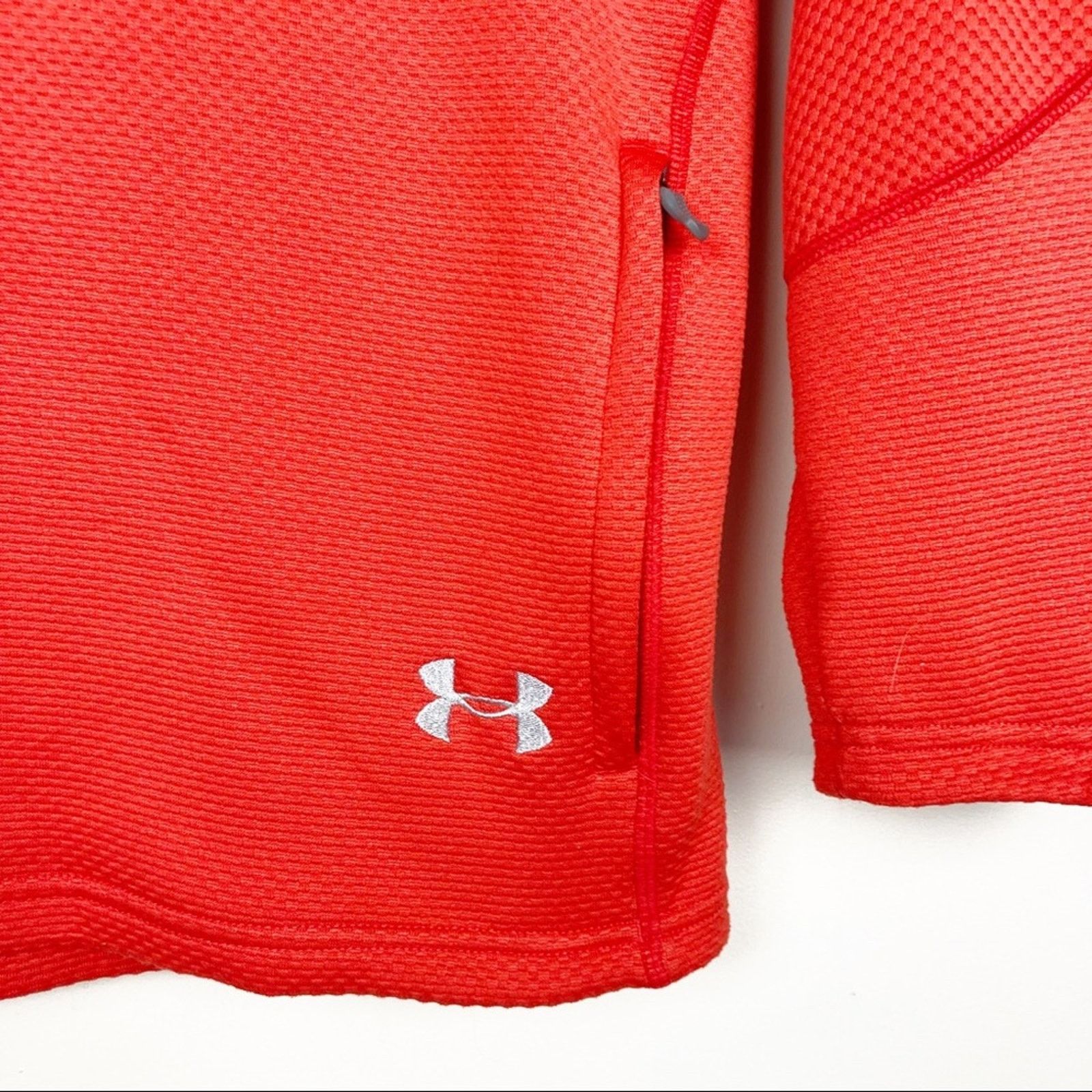 Under Armour Under Armour Orange Fuego Quarter Zip Sweater Sz M Size US M / EU 48-50 / 2 - 3 Thumbnail