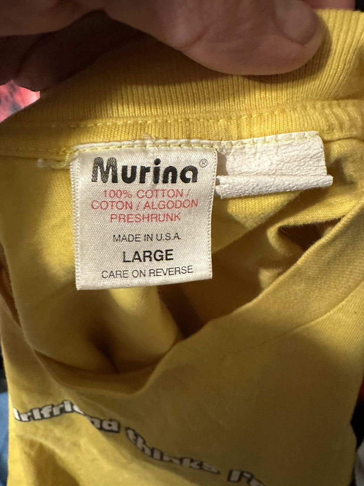 Grailed Vintage Your GF Thinks I’m Hot Tshirt Y2k Funny Tees Grail Size US L / EU 52-54 / 3 - 6 Thumbnail