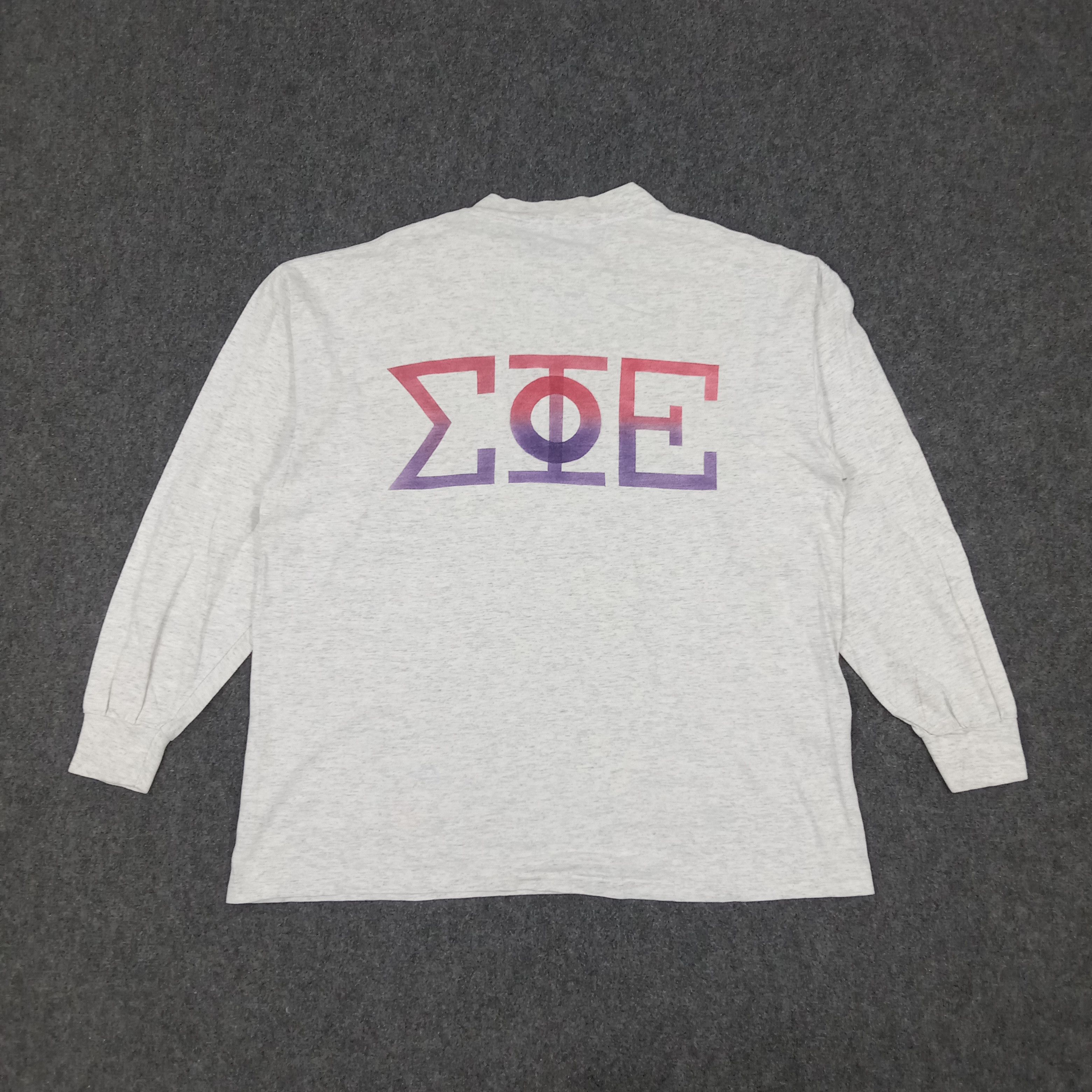 Vintage Greek Sigma Phi Epsilon Oversized Tshirt Size US XXL / EU 58 / 5 - 1 Thumbnail