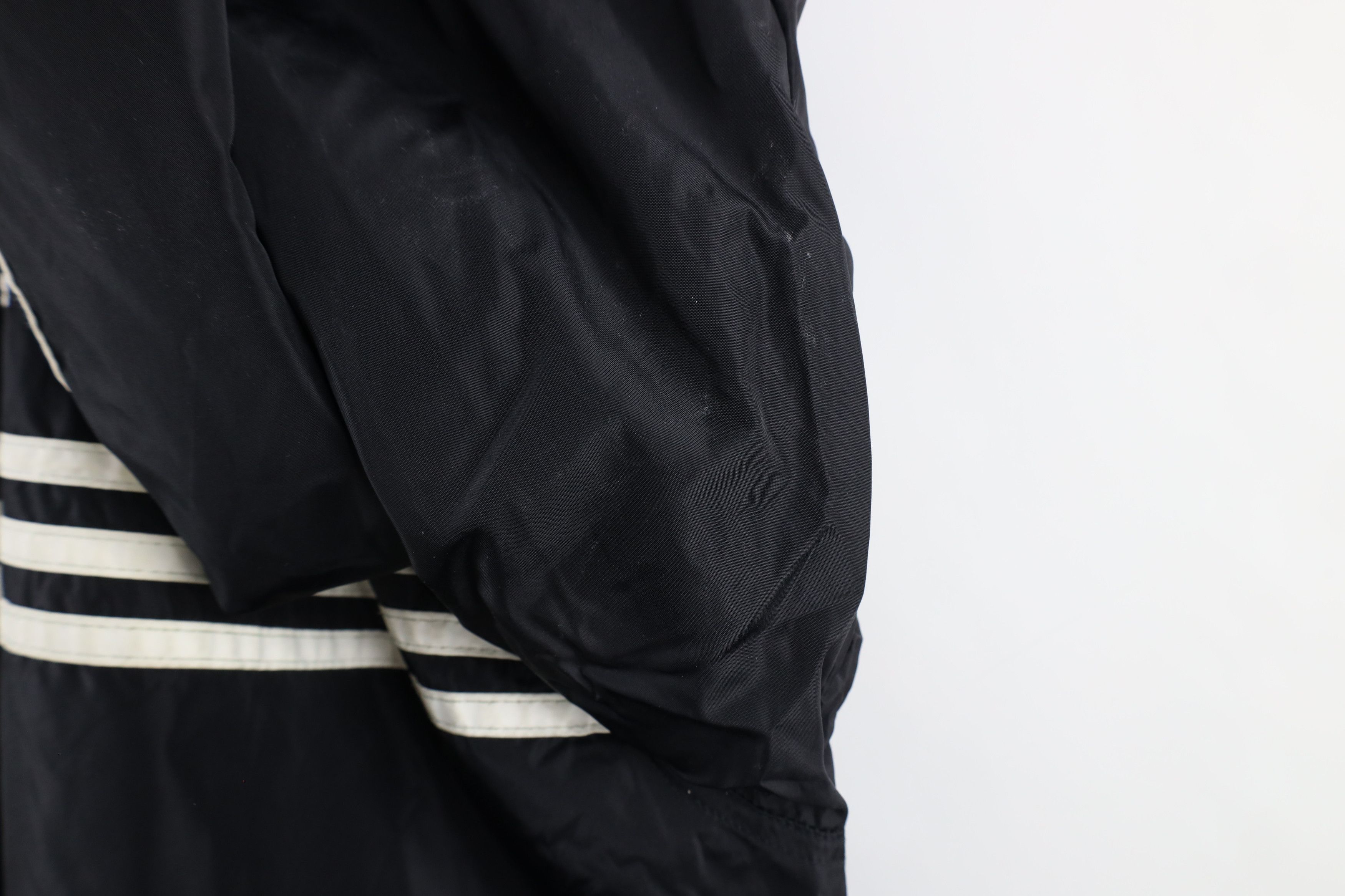 Adidas × Vintage Vintage 90s Adidas Reversible Full Zip Jacket Black Gray Size US XL / EU 56 / 4 - 7 Thumbnail