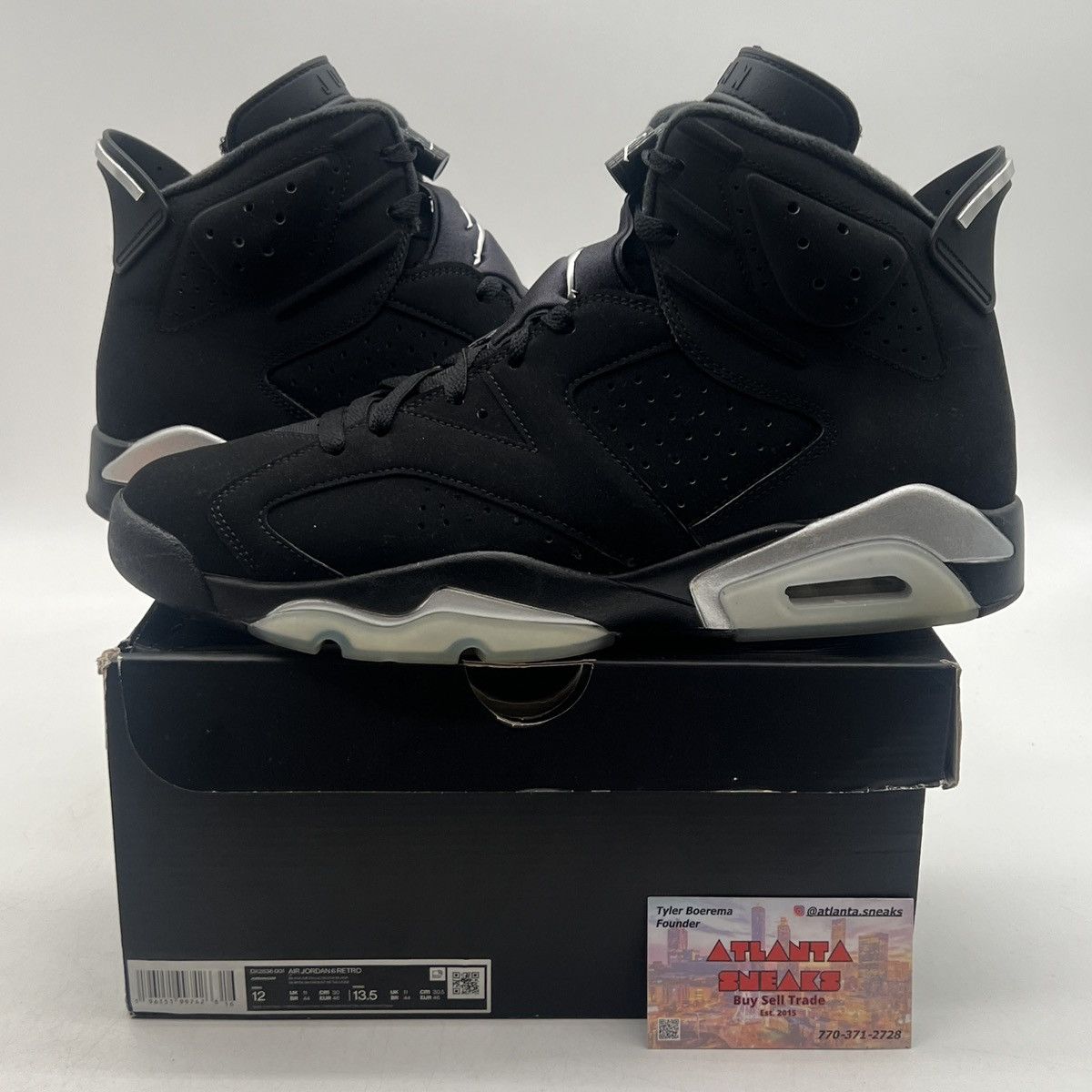 Jordan Brand Air Jordan 6 chrome Size US 12 / EU 45 - 1 Thumbnail
