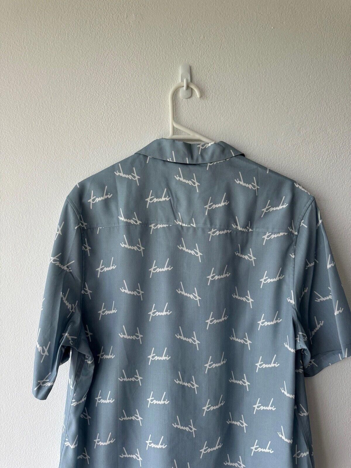Ksubi new ksubi medium m short sleeve shirt top resort skript blue Size US M / EU 48-50 / 2 - 5 Thumbnail