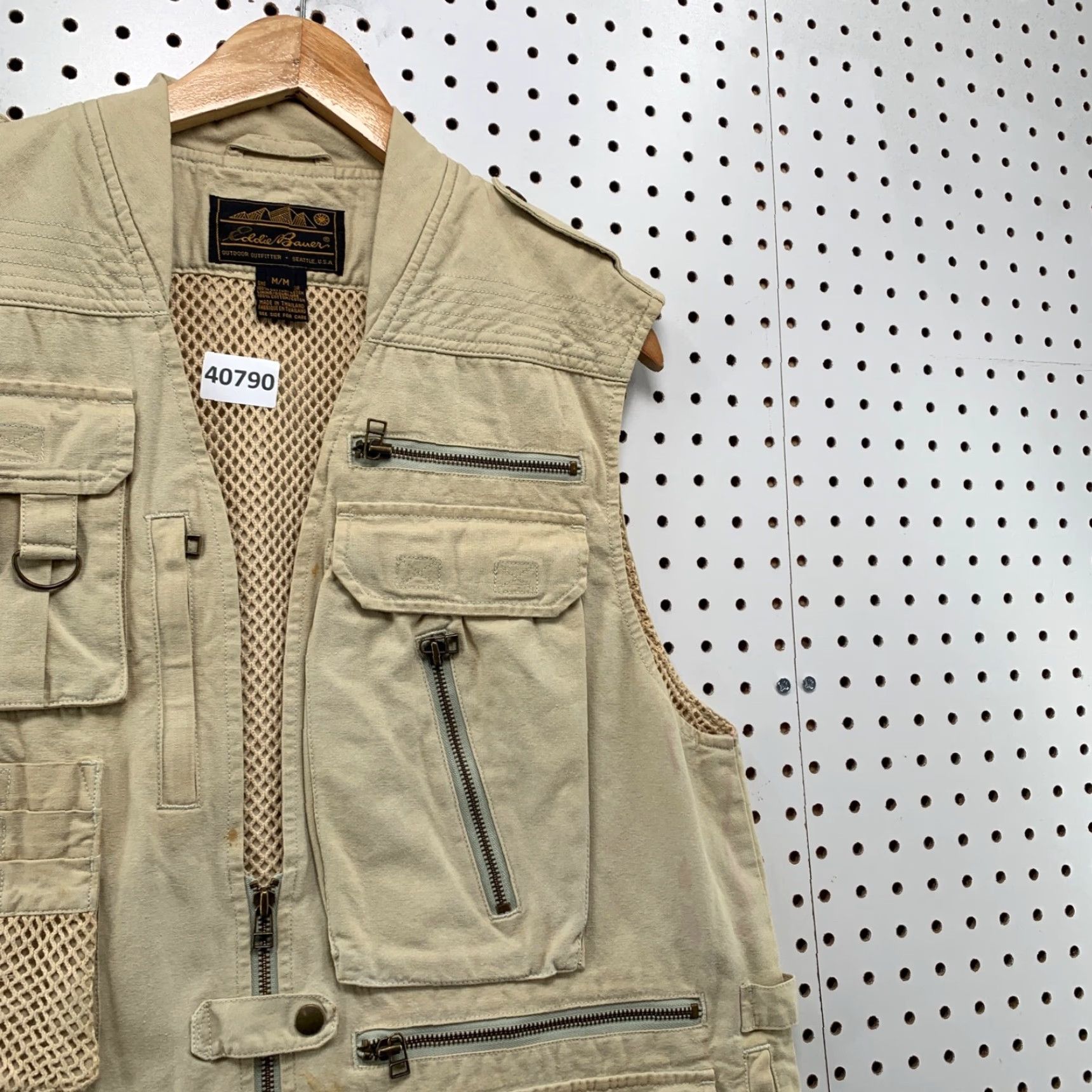 Eddie Bauer VTG Eddie Bauer Down Puffer Vest Jacket Mens XL Brown USA 24.5x29 Vintage Down Vest Puffer Jacket Mens XL Brown USA 90s Size US XL / EU 56 / 4 - 7 Thumbnail