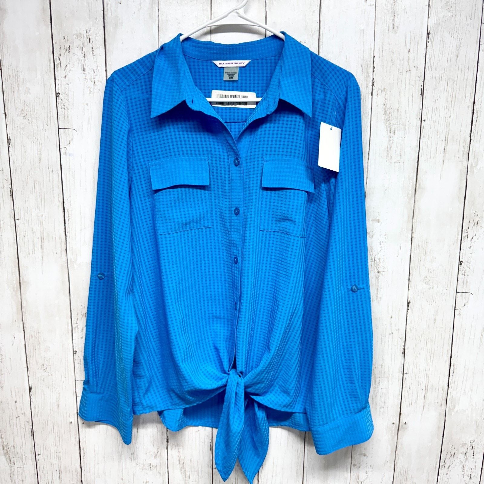 Other Allison Daley Blouse Size Medium Collared Long Sleeve Button Size M / US 6-8 / IT 42-44 - 1 Thumbnail