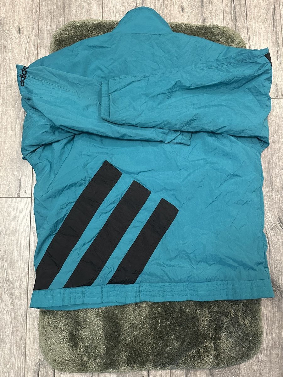 Adidas × Vintage Vintage Adidas Windbreaker Size US XL / EU 56 / 4 - 4 Thumbnail