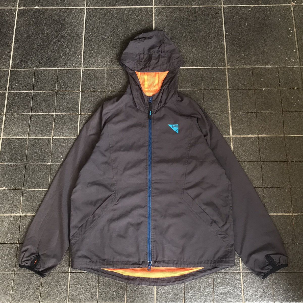 image of Archival Clothing x Ppfm 2000's Ppfm Ripstop Parka Jacket in Black, Men's (Size Large)