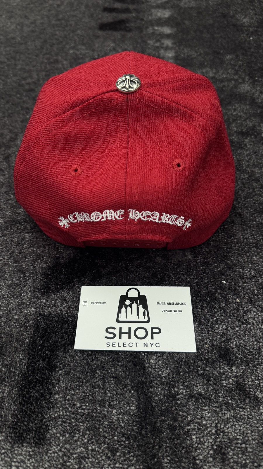 Chrome Hearts BRAND NEW CHROME HEARTS CH 6-PANEL RED SNAPBACK CAP HAT Size ONE SIZE - 2 Thumbnail