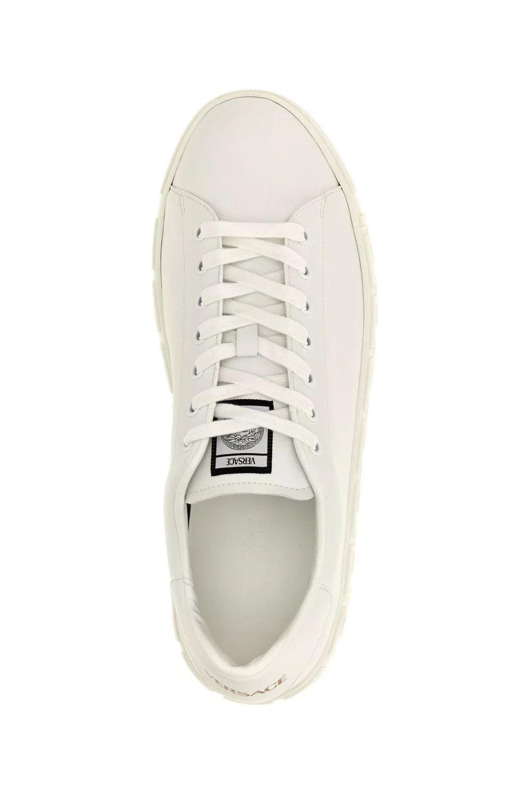 Versace VERSACE Greca White Leather Sneakers New & Authentic Size US 5 / EU 37 - 4 Thumbnail