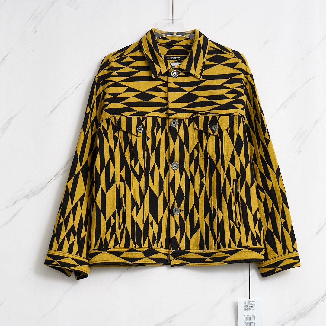 Song For The Mute Song for the Mute Men's Diamond Print Coat Size US M / EU 48-50 / 2 - 1 Thumbnail