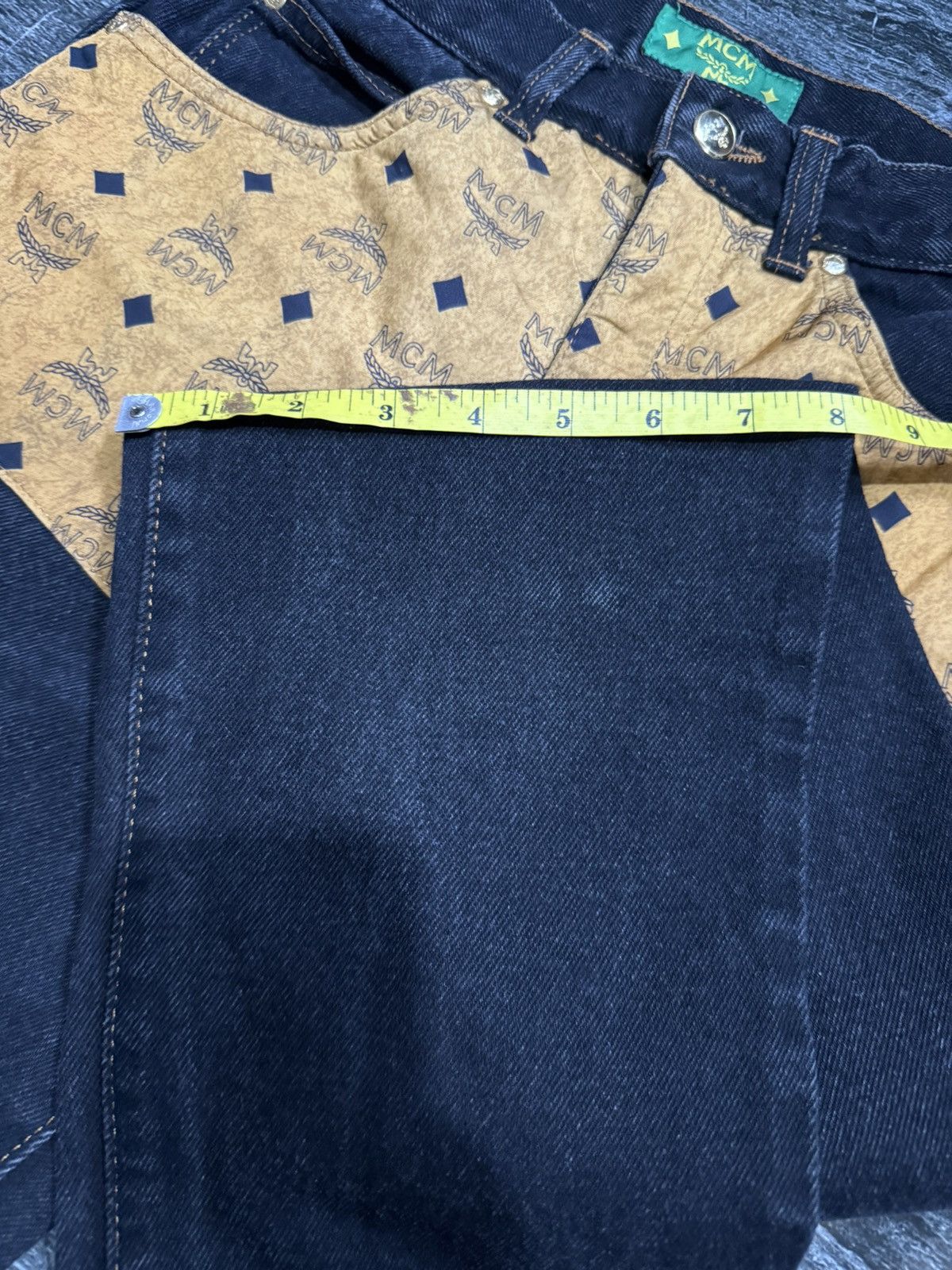 MCM Vintage Mcm denim pant monogram Size 28" / US 6 / IT 42 - 12 Thumbnail