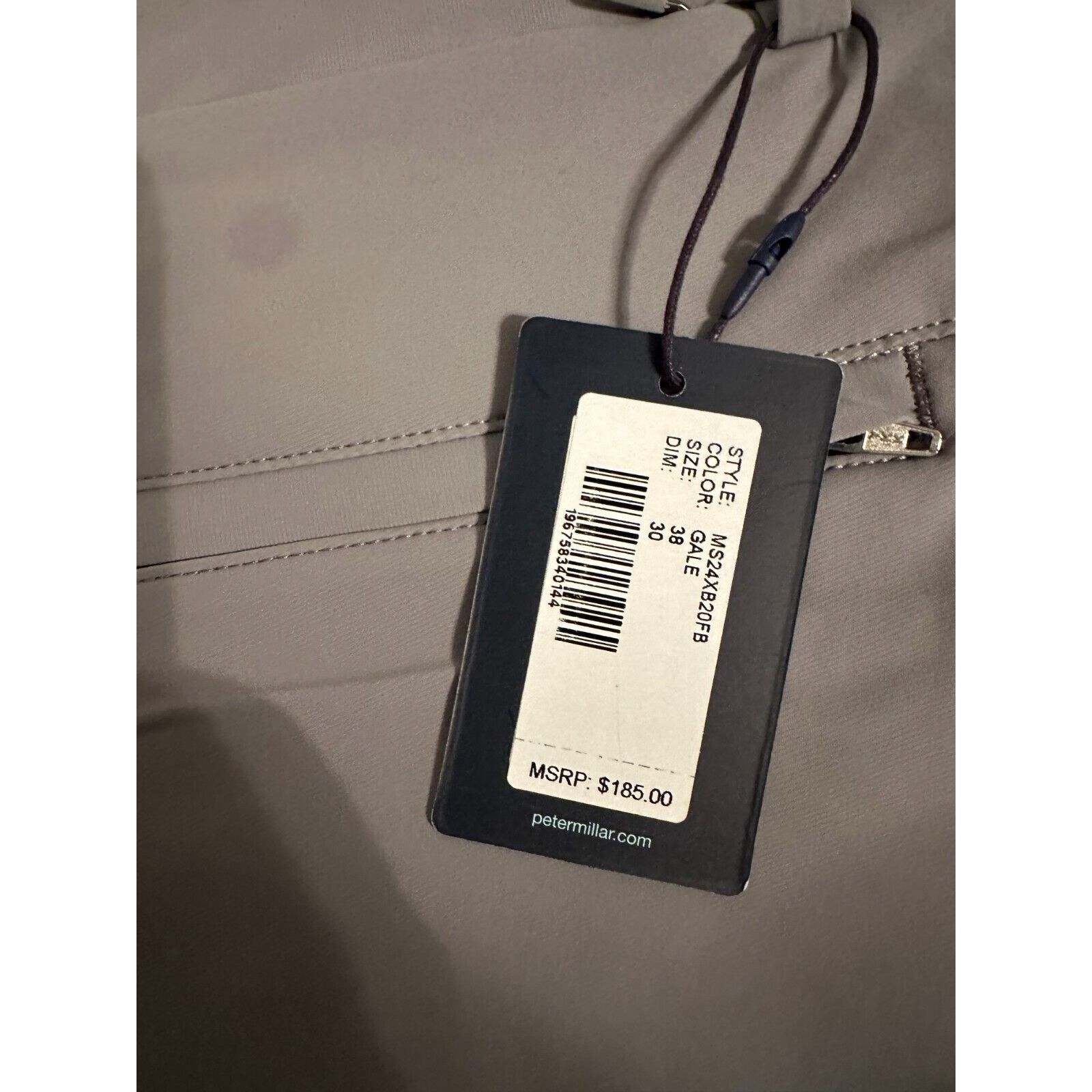 Peter Millar Peter Millar Pants- Size 38/30 Color :Gale (Gray) Size US 38 / EU 54 - 3 Thumbnail