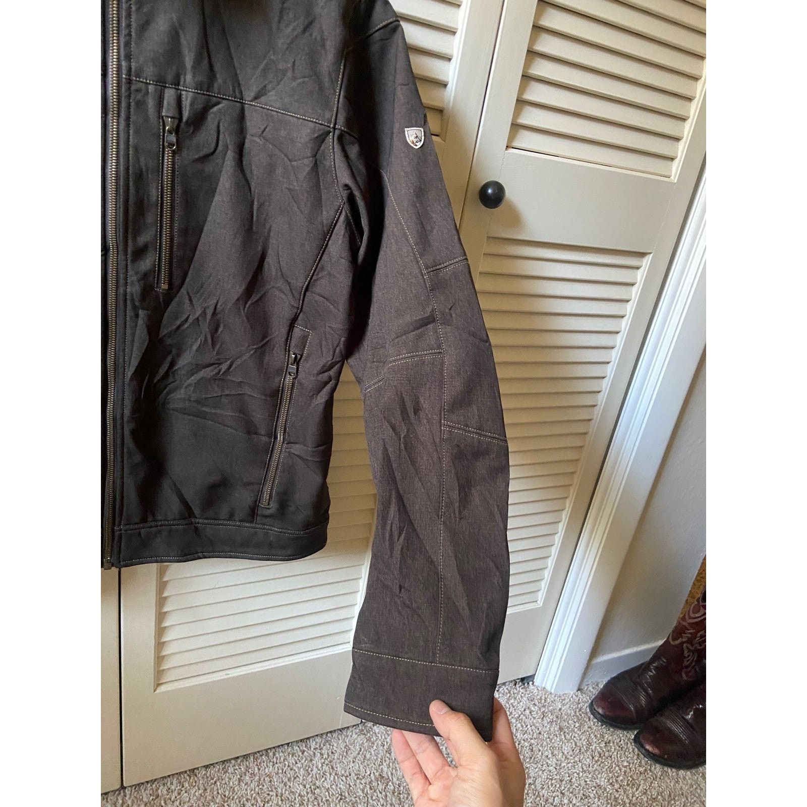 Kuhl Kuhl Burr Full Zip Brown Hiking Outdoors Jacket Lined Size M Size US M / EU 48-50 / 2 - 2 Thumbnail