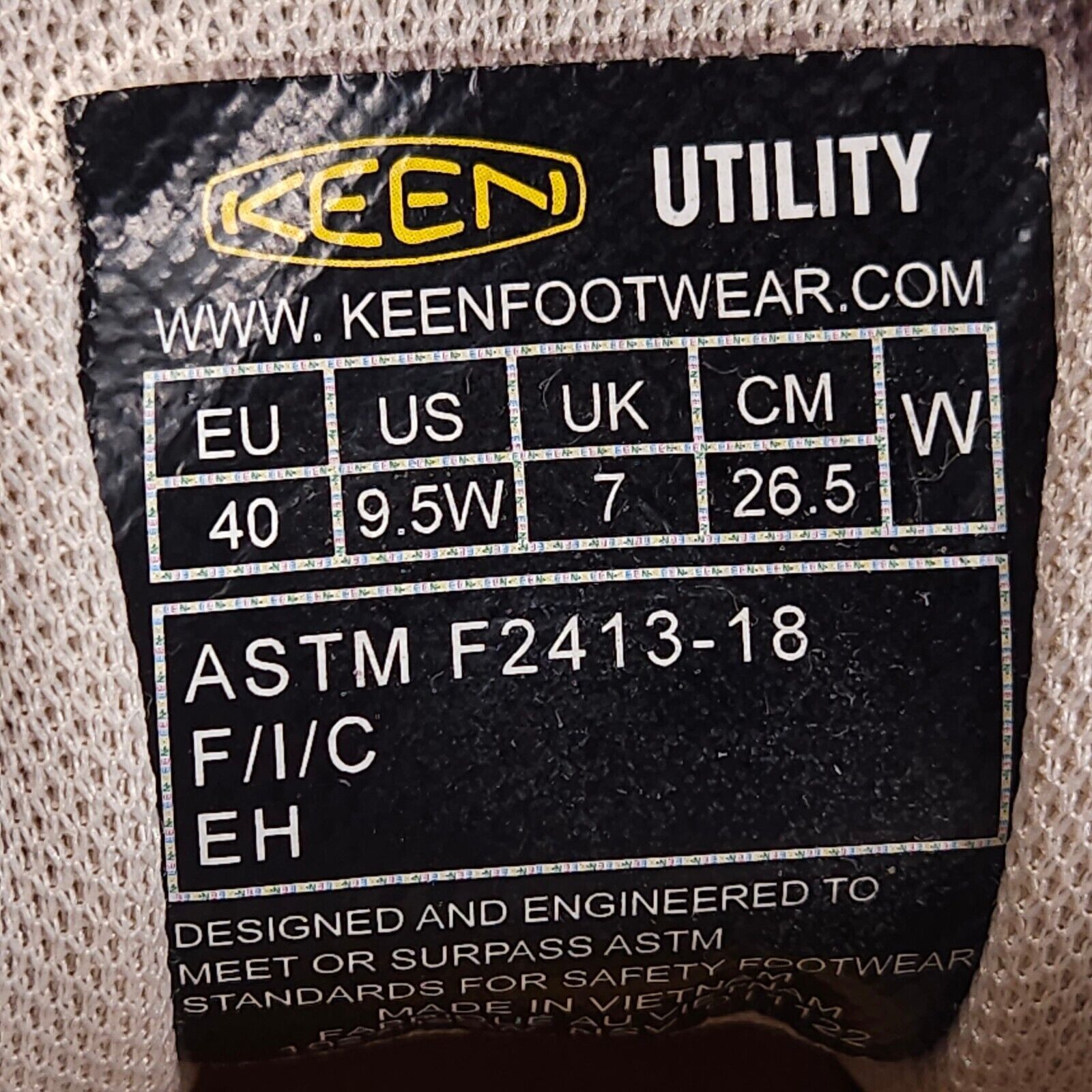 KEEN Keen Utility Steel Toe Shoe Womens Size 9.5 F2413-18 White Size US 9.5 / IT 39.5 - 12 Thumbnail