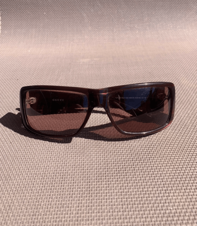 Gucci × Tom Ford × Vintage Gucci Sunglasses Logo Shield Mask Pop Vintage Size ONE SIZE - 2 Thumbnail