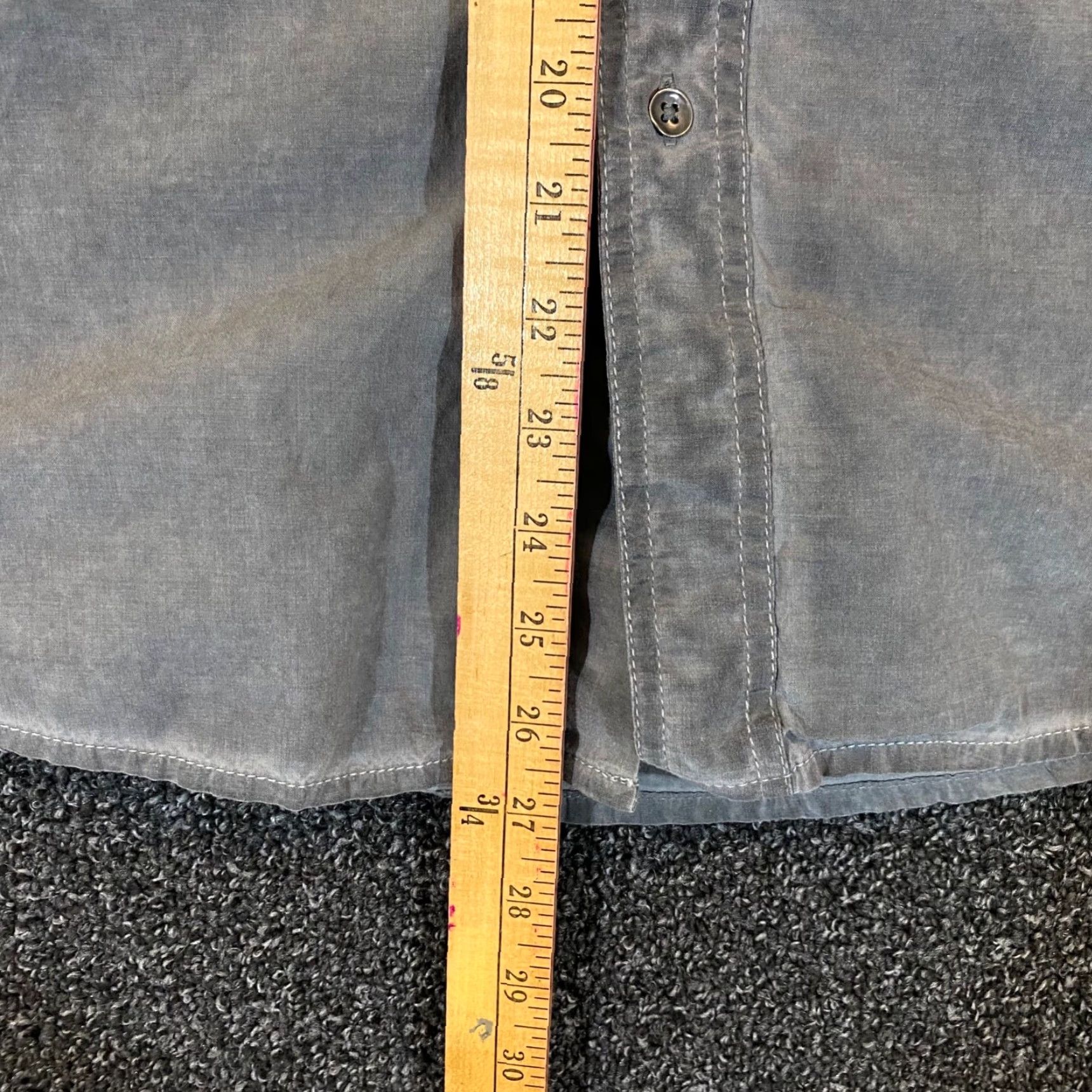 Ariat VINTAGE ARIAT Shirt Mens Large Retro Fit Stonewash Gray Button Up Cowboy Western Outdoor Size US L / EU 52-54 / 3 - 5 Thumbnail