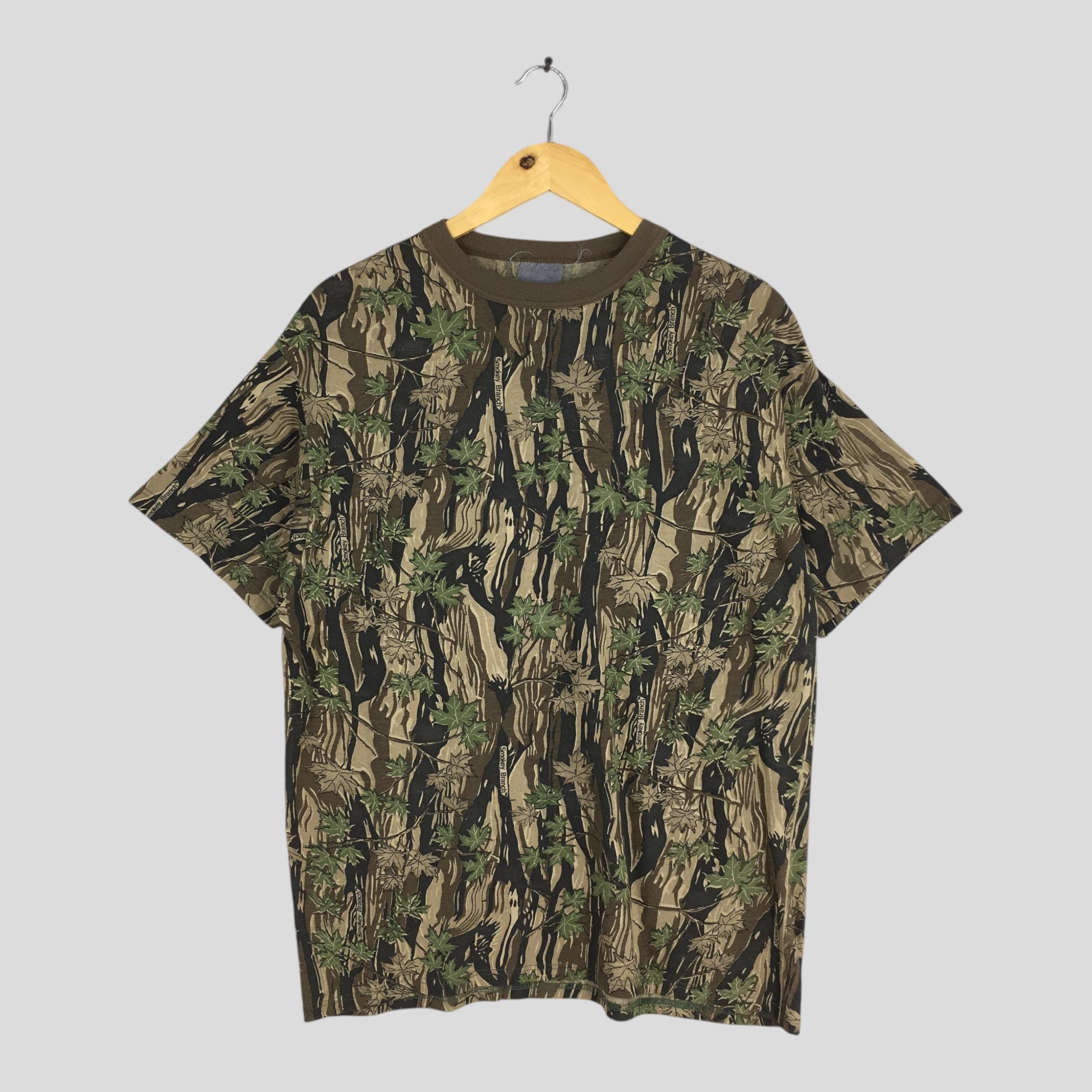 Realtree Vintage Real Tree Mossy Oak Green T shirt Large Size US L / EU 52-54 / 3 - 1 Thumbnail