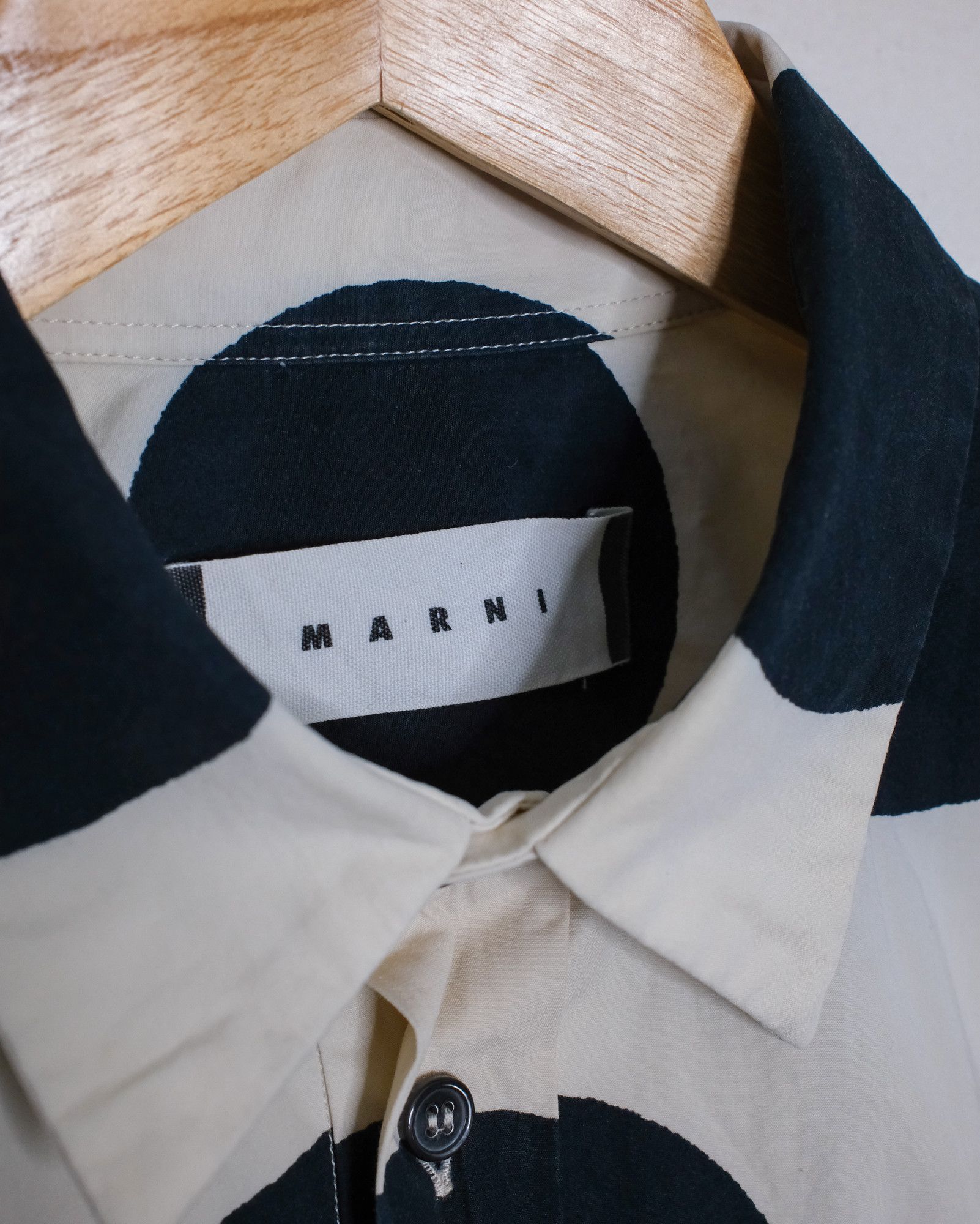 Marni Big Polka Dot Classic Marni Shirt Size US M / EU 48-50 / 2 - 3 Thumbnail