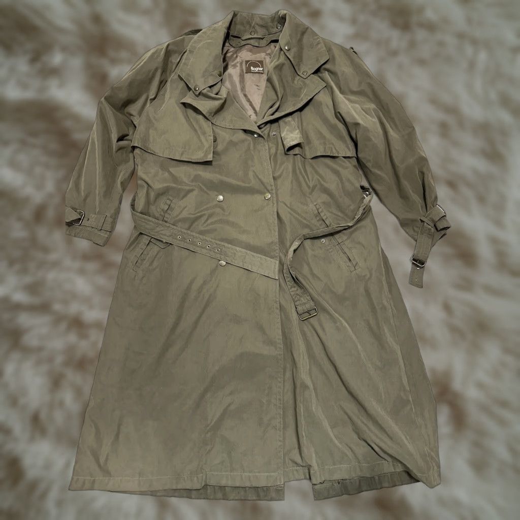Bogner VINTAGE Bogner Jacket Coat Brown Long 3/4 Sleeve Mens Large Sz 8 Overcoat Regular Long Sleeve Button Missing Liner Size US L / EU 52-54 / 3 - 1 Thumbnail