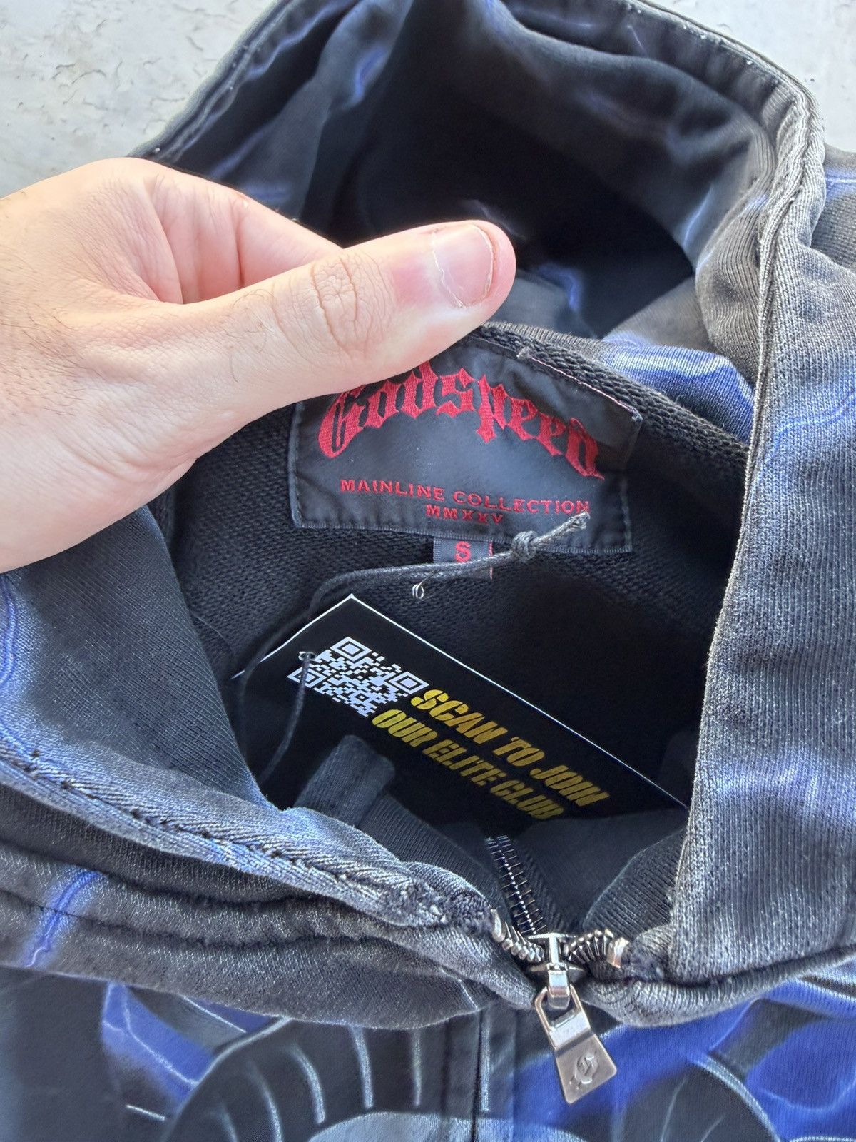 Godspeed Godspeed Voltage Zip Hoodie Blue Size Small Brand New Size US S / EU 44-46 / 1 - 6 Thumbnail