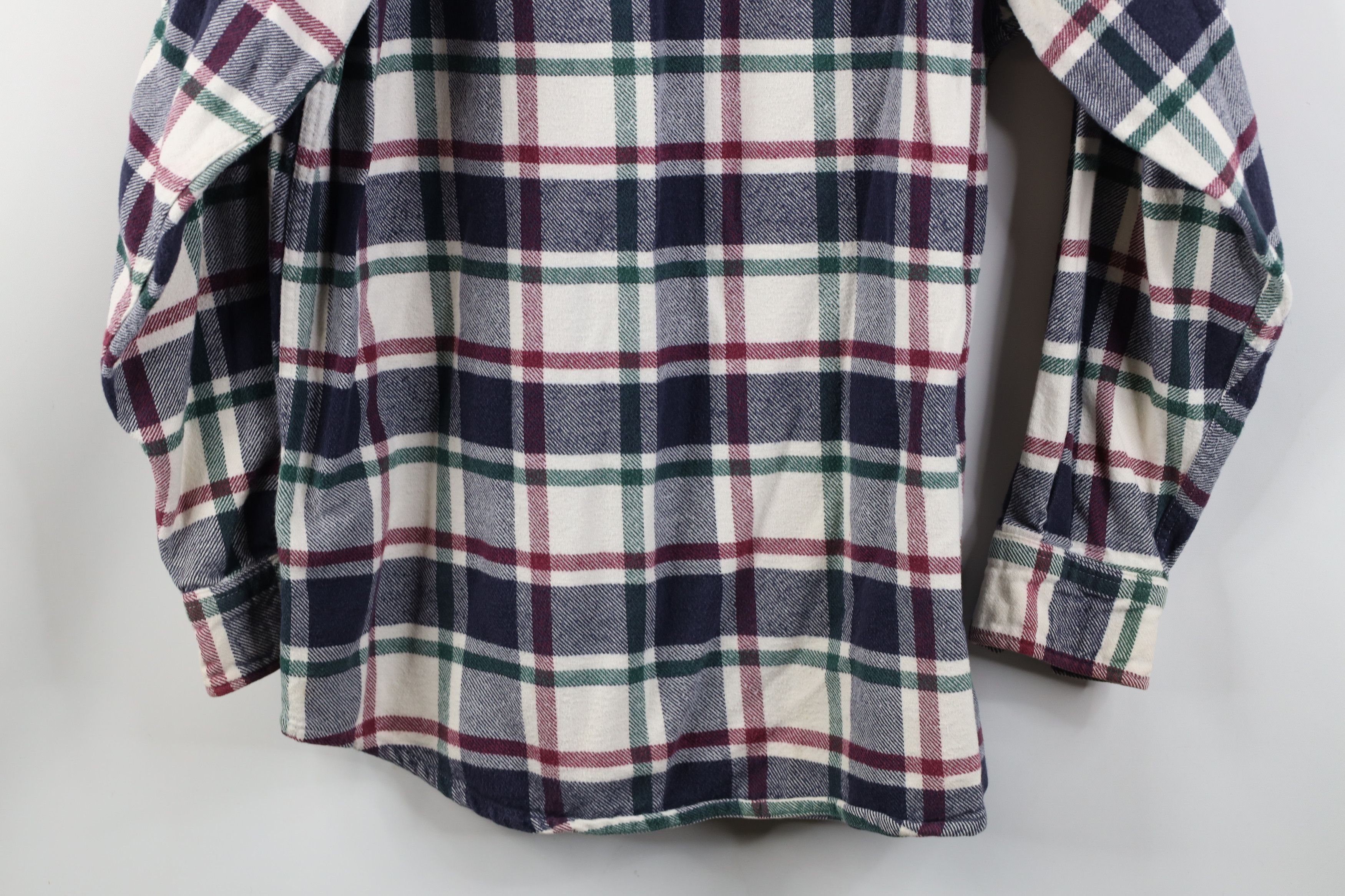 Vintage Vintage 90s Streetwear Flannel Collared Button Down Shirt Size US M / EU 48-50 / 2 - 13 Thumbnail